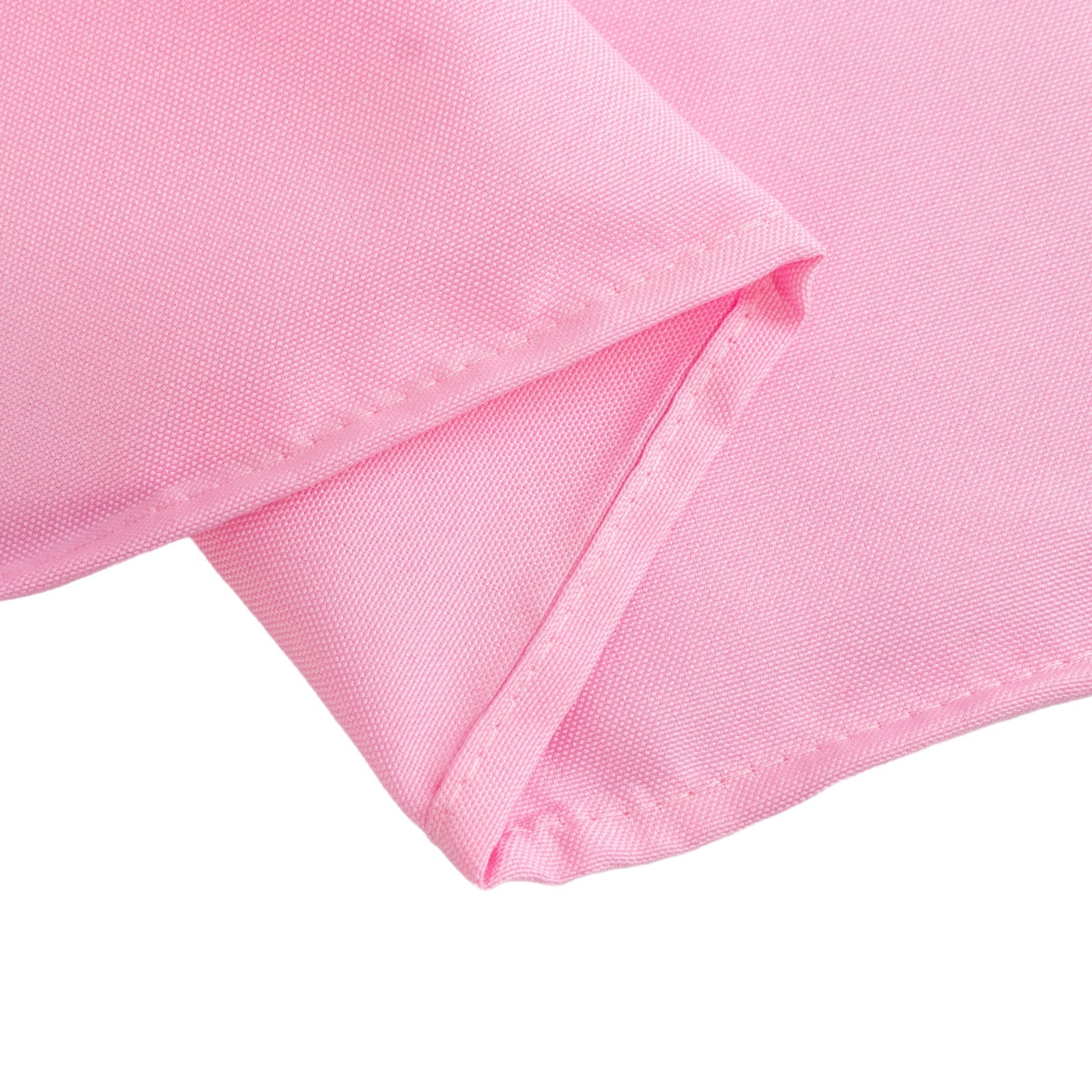 Premium Polyester 54"x54" Square Tablecloth Pink - Stain and Wrinkle-Resistant 220GSM Table Cover
