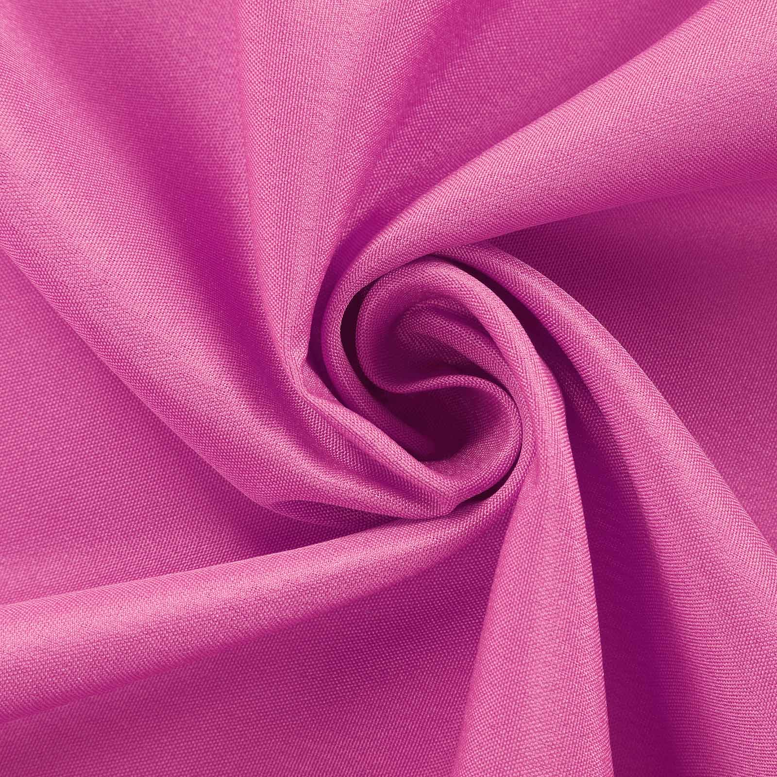 Polyester 60"x102" Rectangle Tablecloth Fuchsia - Durable and Stylish Table Cover