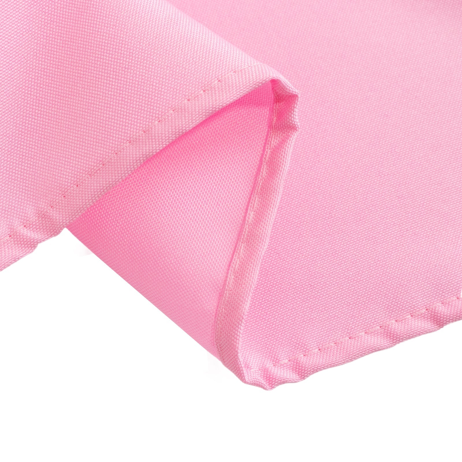 Premium Polyester 70"x70" Table Overlay Square Tablecloth Pink 220GSM Wrinkle-Resistant Table Cover