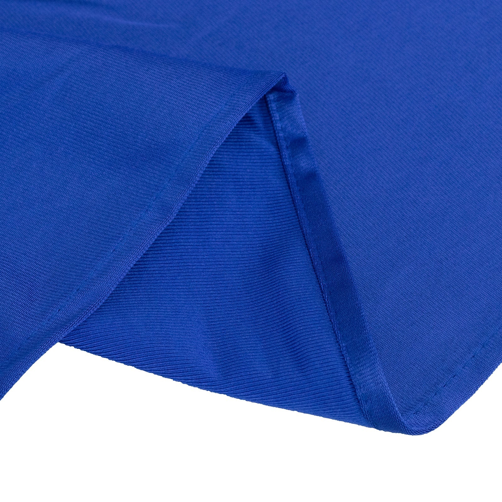 Scuba Round 108" Tablecloth Royal Blue - Wrinkle Free & Stain Resistant Table Cover