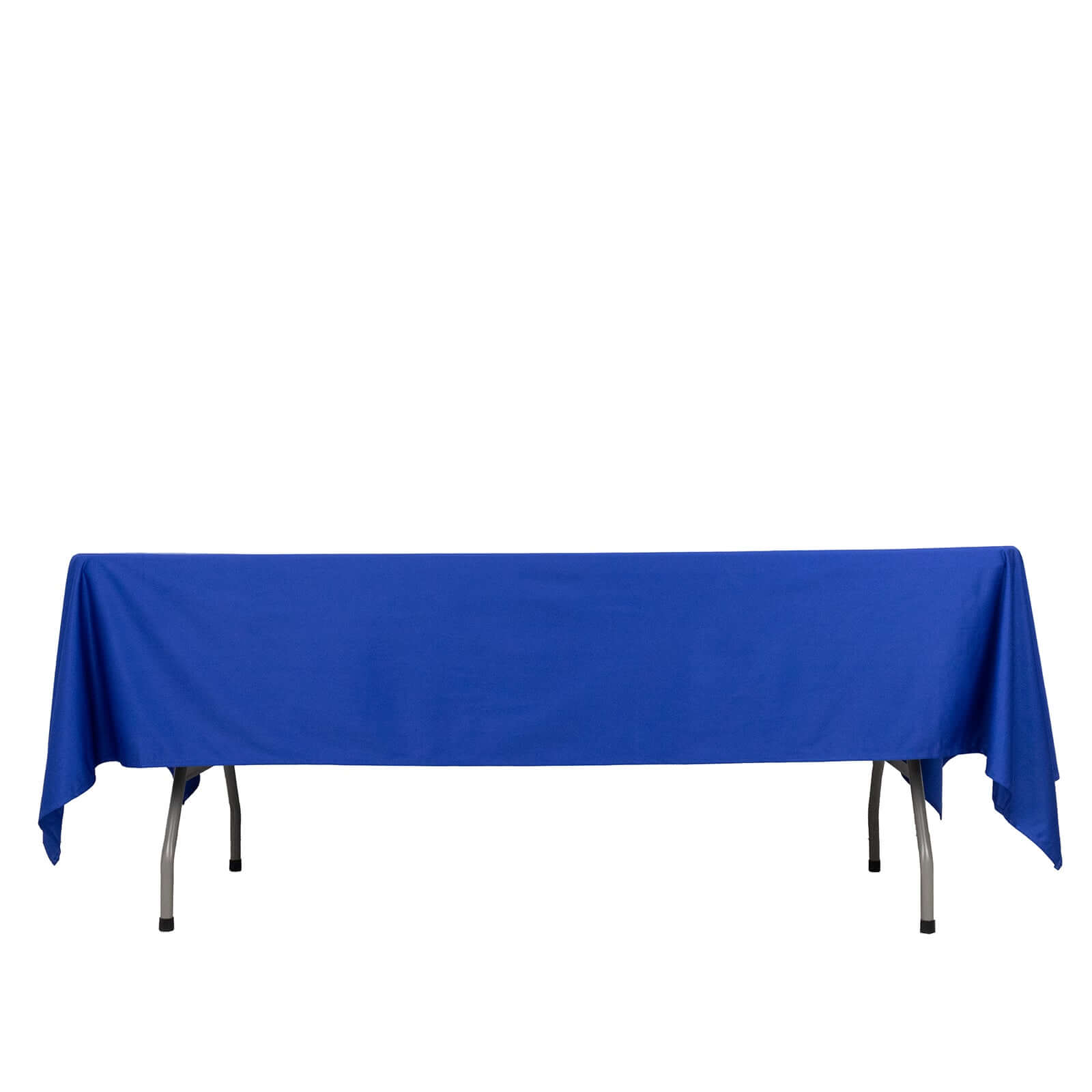Scuba Rectangular 60"x102" Tablecloth Royal Blue - Wrinkle Free & Stain Resistant Table Cover