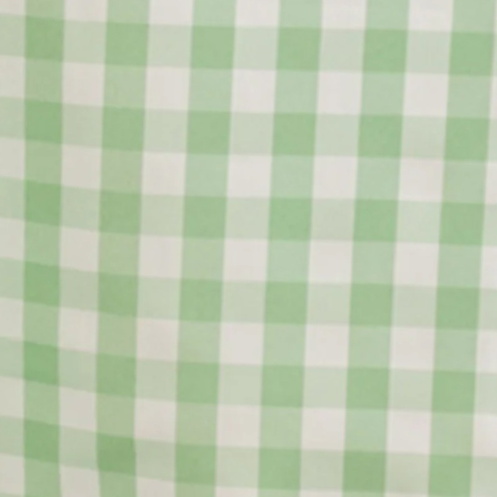 Polyester 54"x54" Square Tablecloth White/Sage Green - Checkered Buffalo Plaid Design for Casual Table Settings
