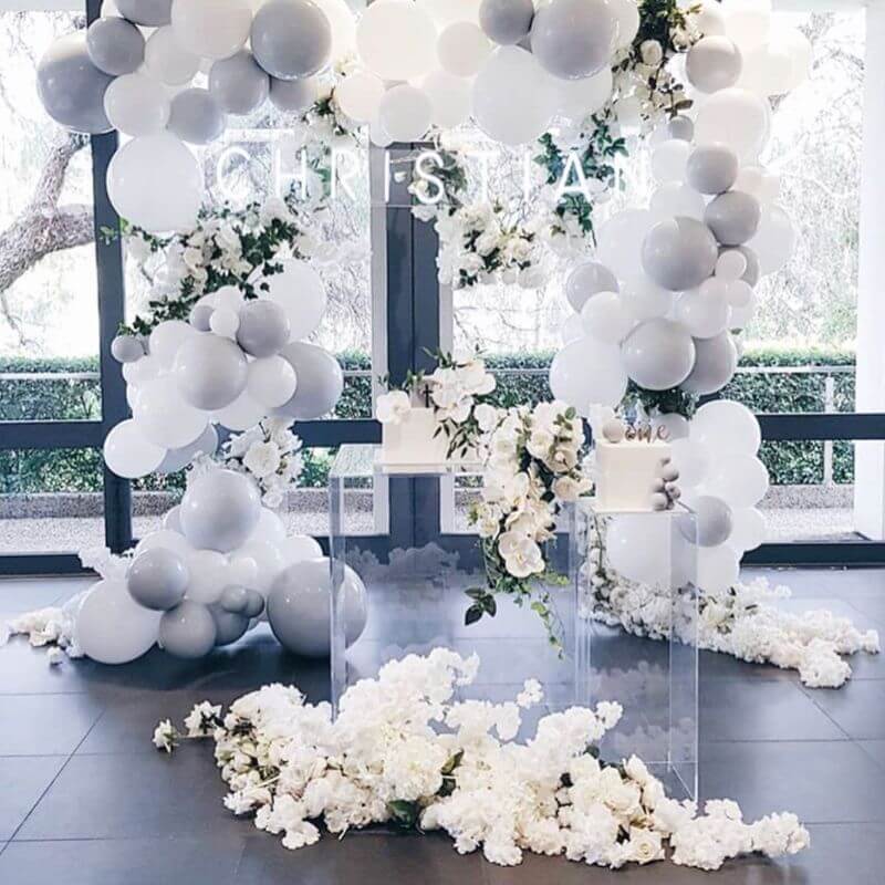 24" Clear Acrylic Display Box, Transparent Pedestal Riser with Interchangeable Lid and Base