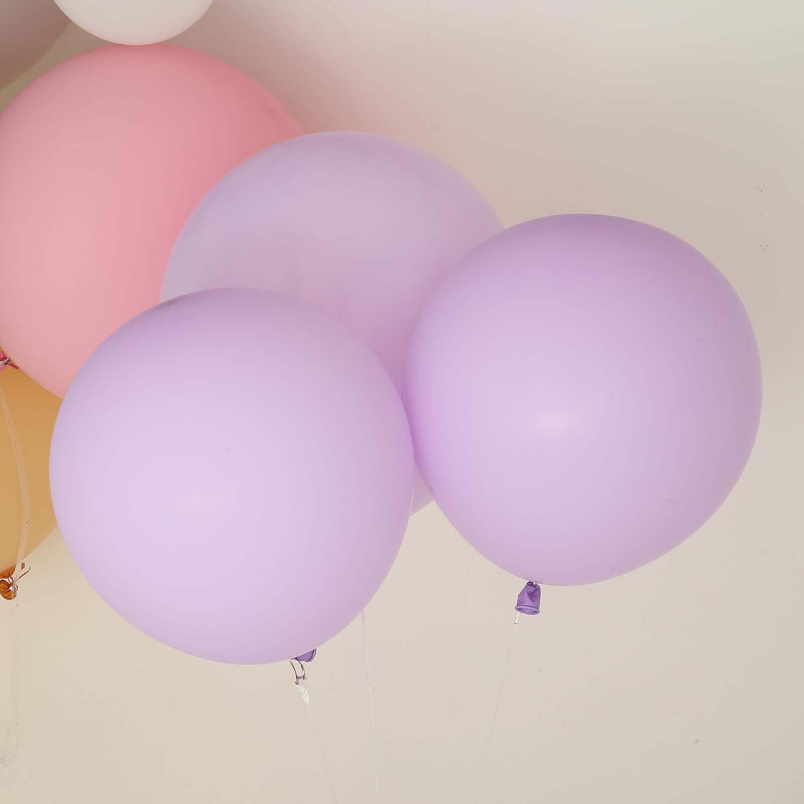 10 Pack 18" Matte Pastel Lavender Lilac Helium or Air Latex Party Balloons