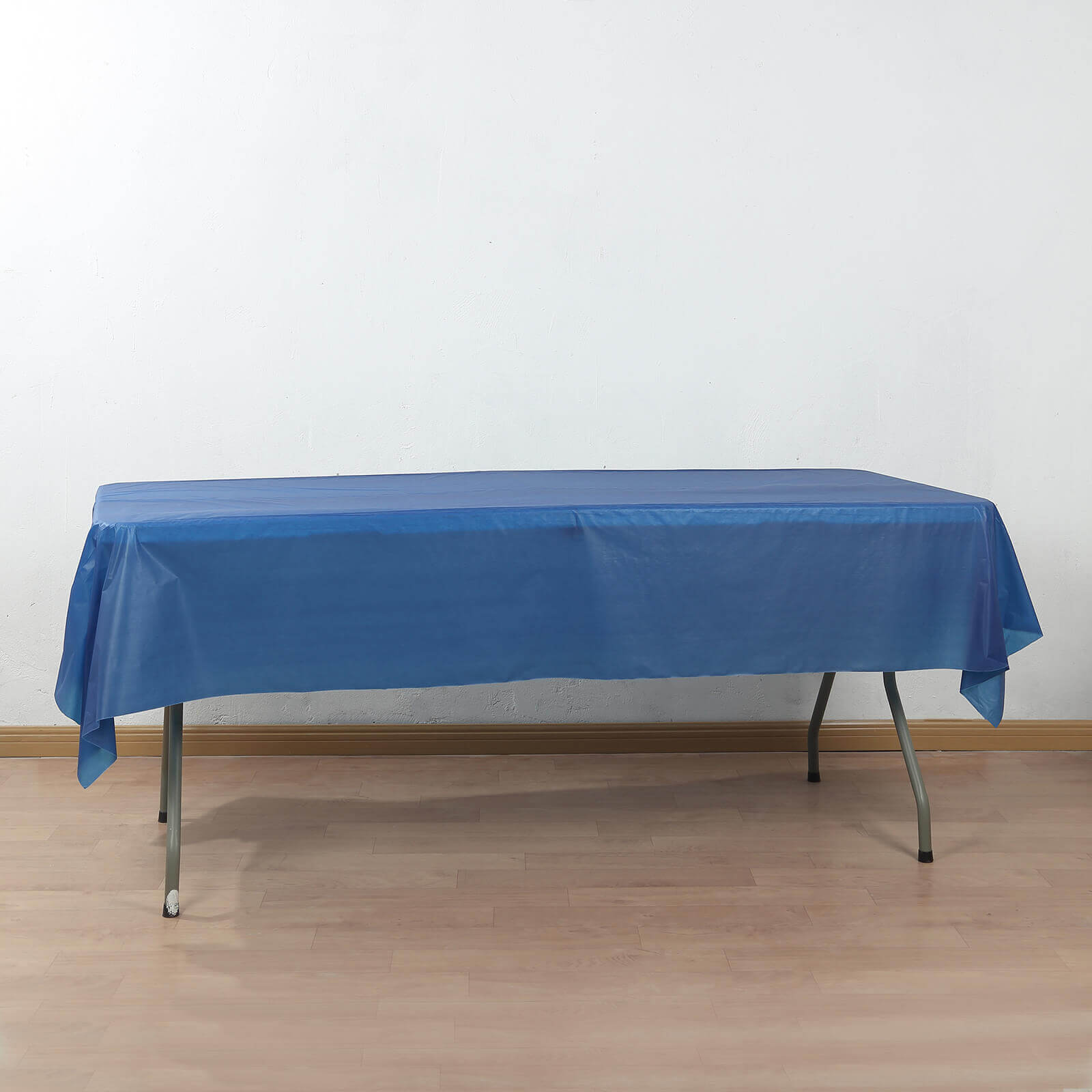 Plastic Table Cover Roll Navy Blue with Slide Cutter - Customizable Disposable Tablecloth Roll 54"x300ft