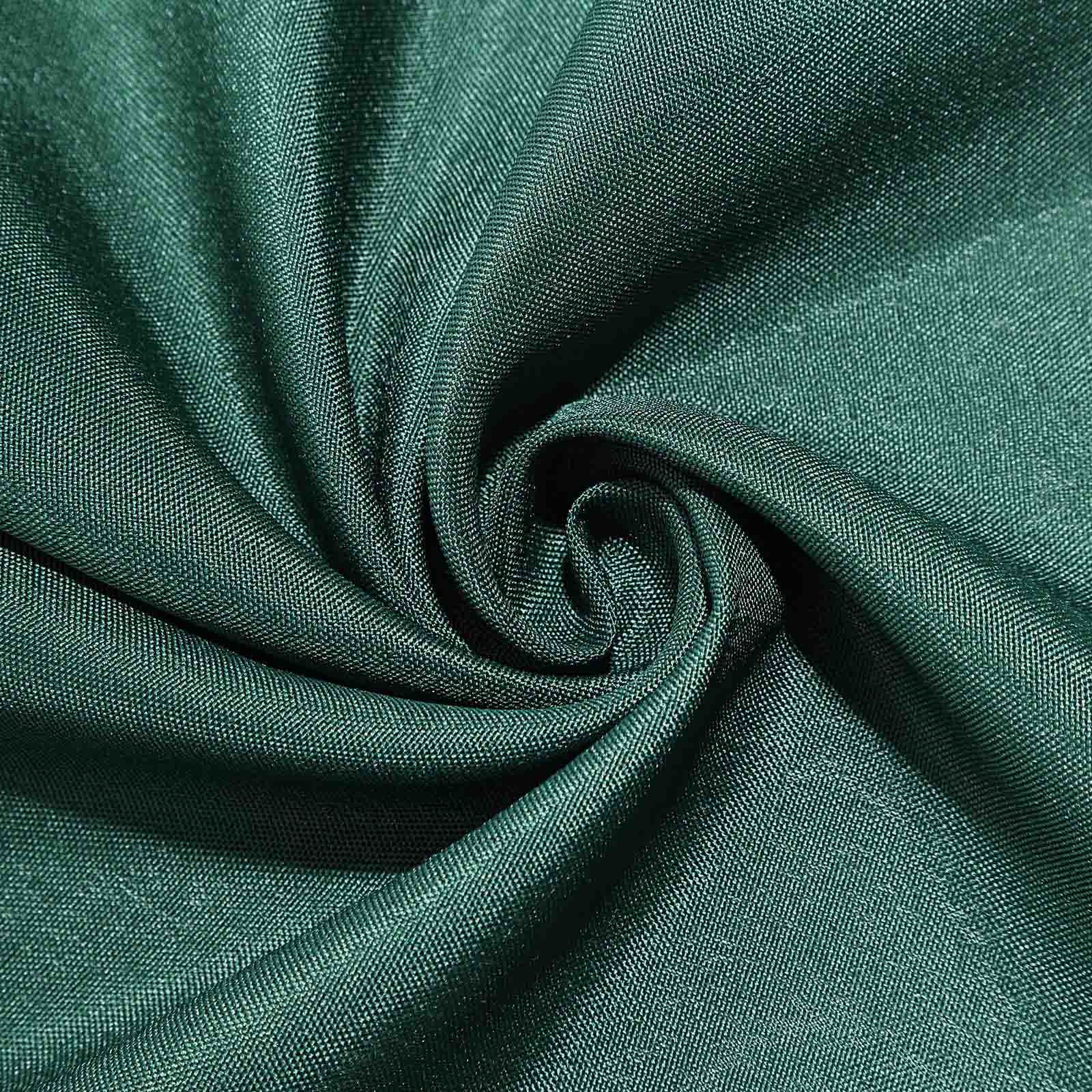 Polyester 60"x126" Rectangle Tablecloth Hunter Emerald Green - Wrinkle-Resistant Table Cover