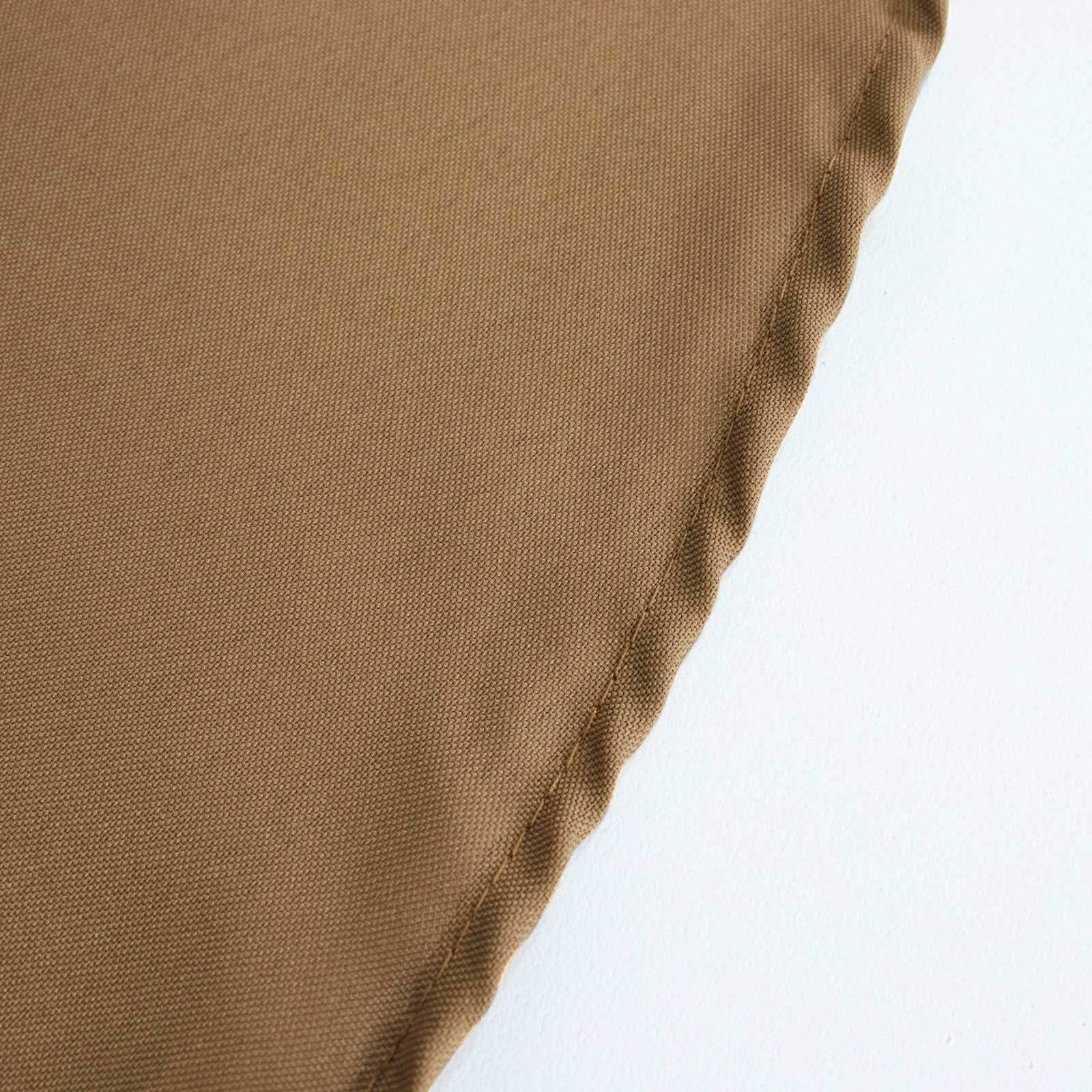 Polyester 90"x156" Rectangle Tablecloth Taupe - Seamless Wrinkle-Resistant Table Cover
