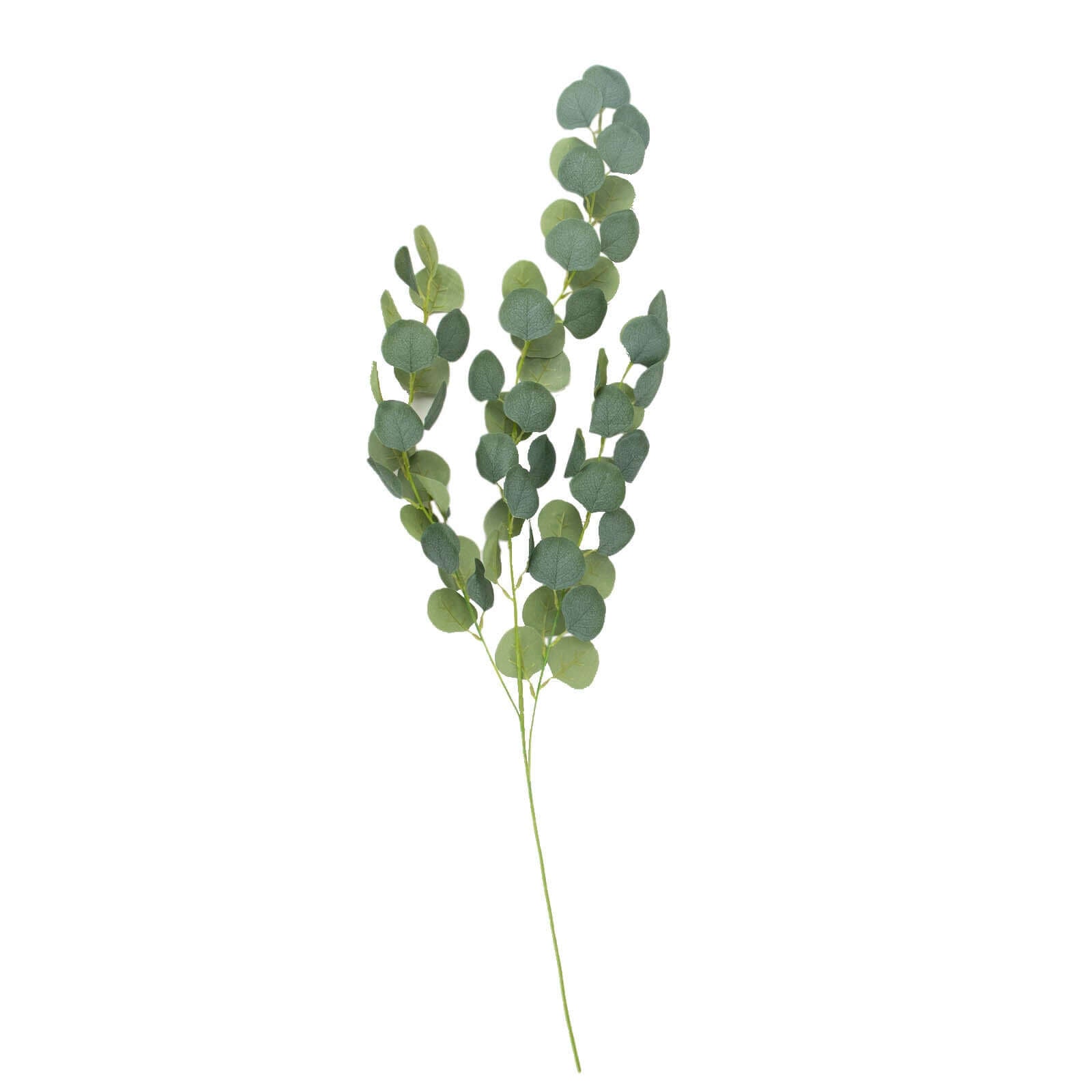 3 Pack 41" Green Real Touch Hanging Silk Silver Dollar Leaf Plant Stems, Artificial Indoor Eucalyptus Sprays