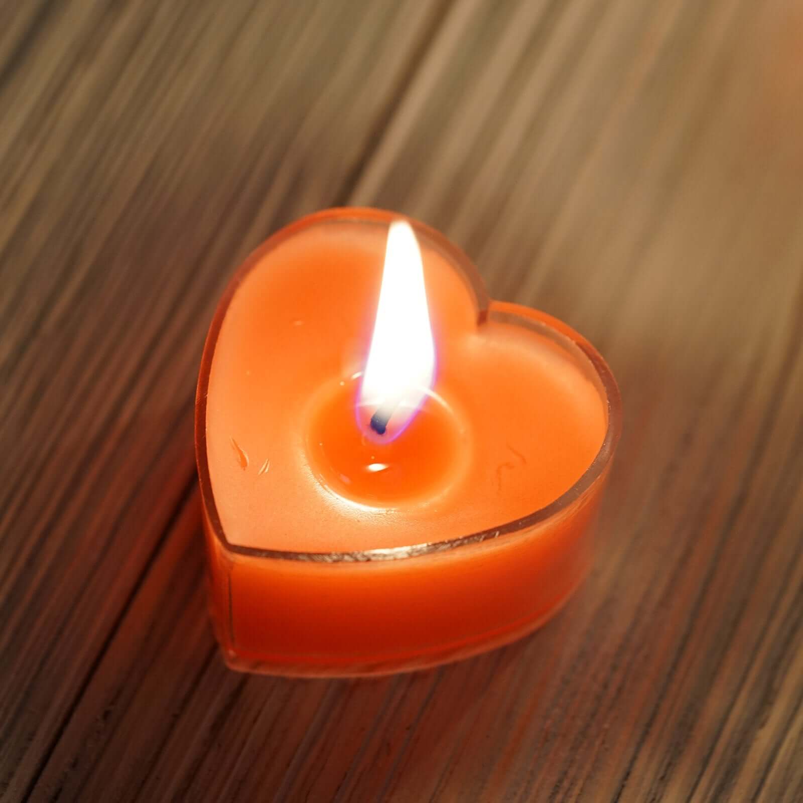 12-Pack Tealight Candles Heart Shaped Design Red - Valentines Decor for Romantic Settings Mini