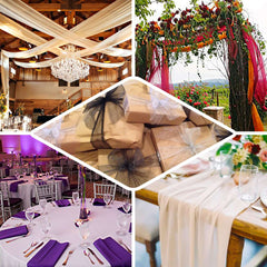 54"x10yd Terracotta (Rust) Solid Sheer Chiffon Fabric Bolt, DIY Voile Drapery Fabric