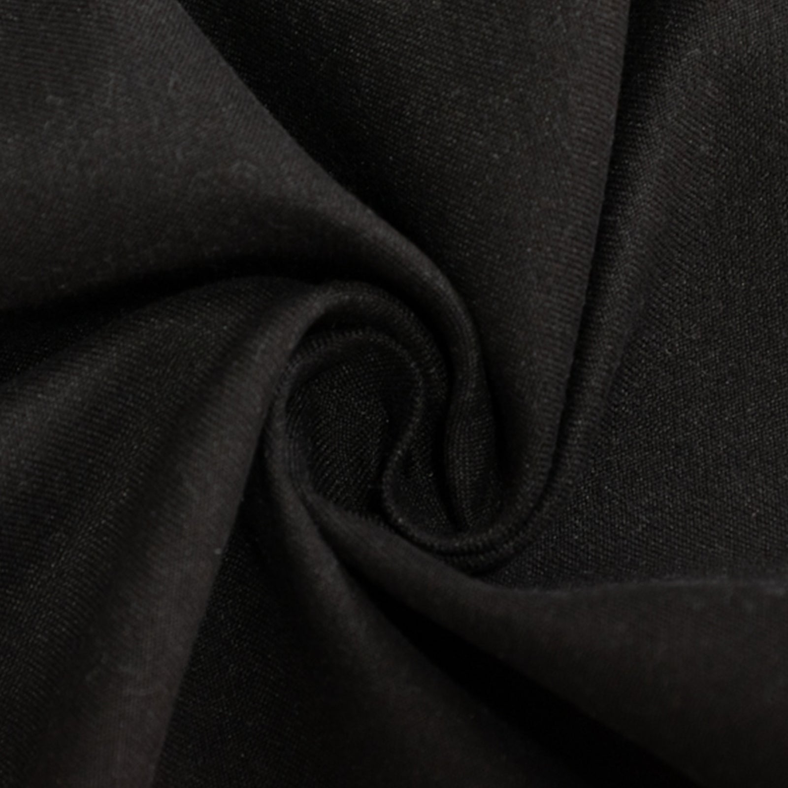Cotton Blend 70"x70" Square Tablecloth Black - Wrinkle-Resistant Fabric Table Cover