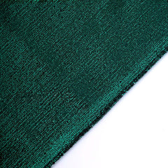 Polyester 12"x108" Table Runner Hunter Emerald Green Shimmer Sequin Dots - Wrinkle-Free Finish Table Linen