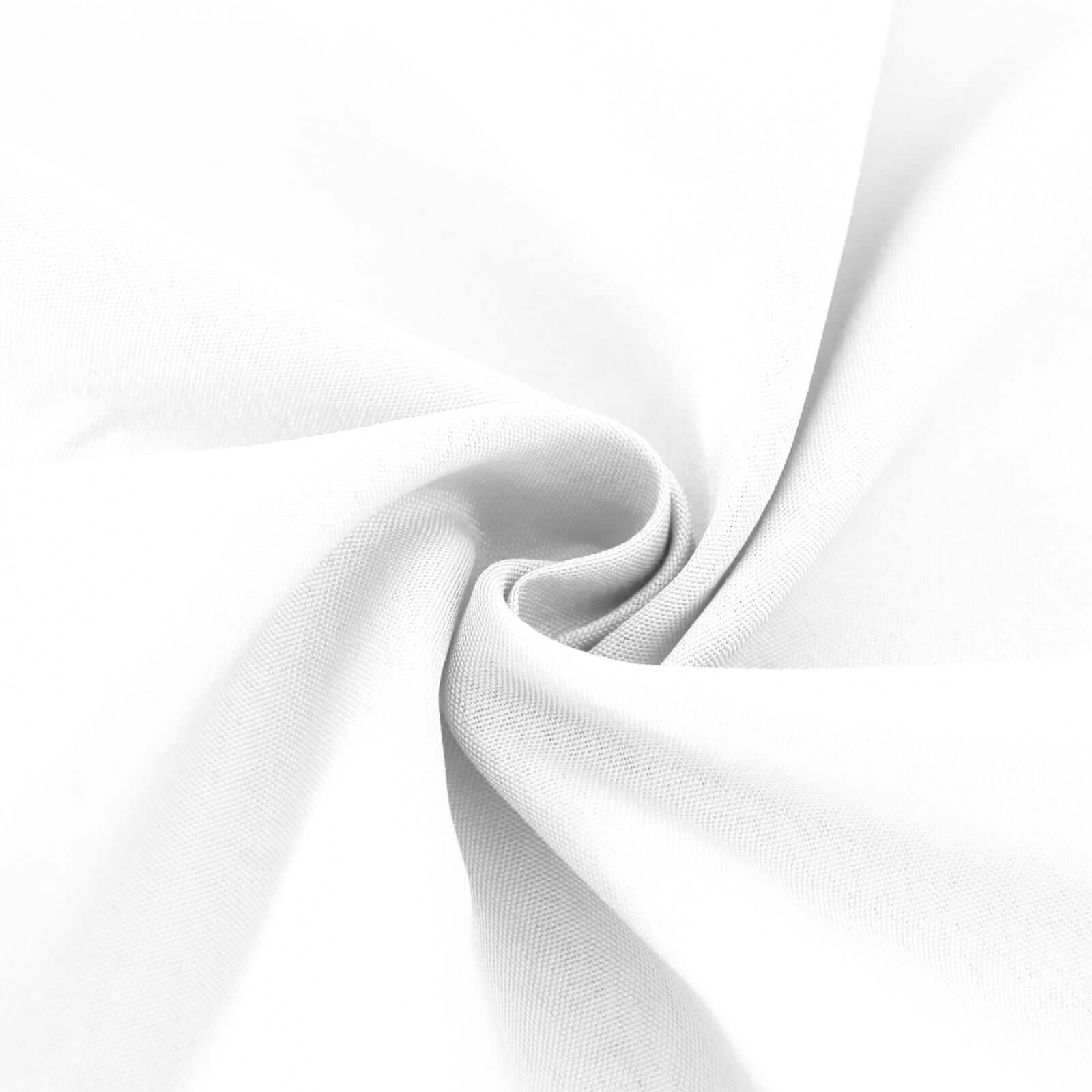 Polyester 54"x96" Rectangle Tablecloth White - Wrinkle-Resistant & Easy-to-Care Table Cover for Weddings & Events