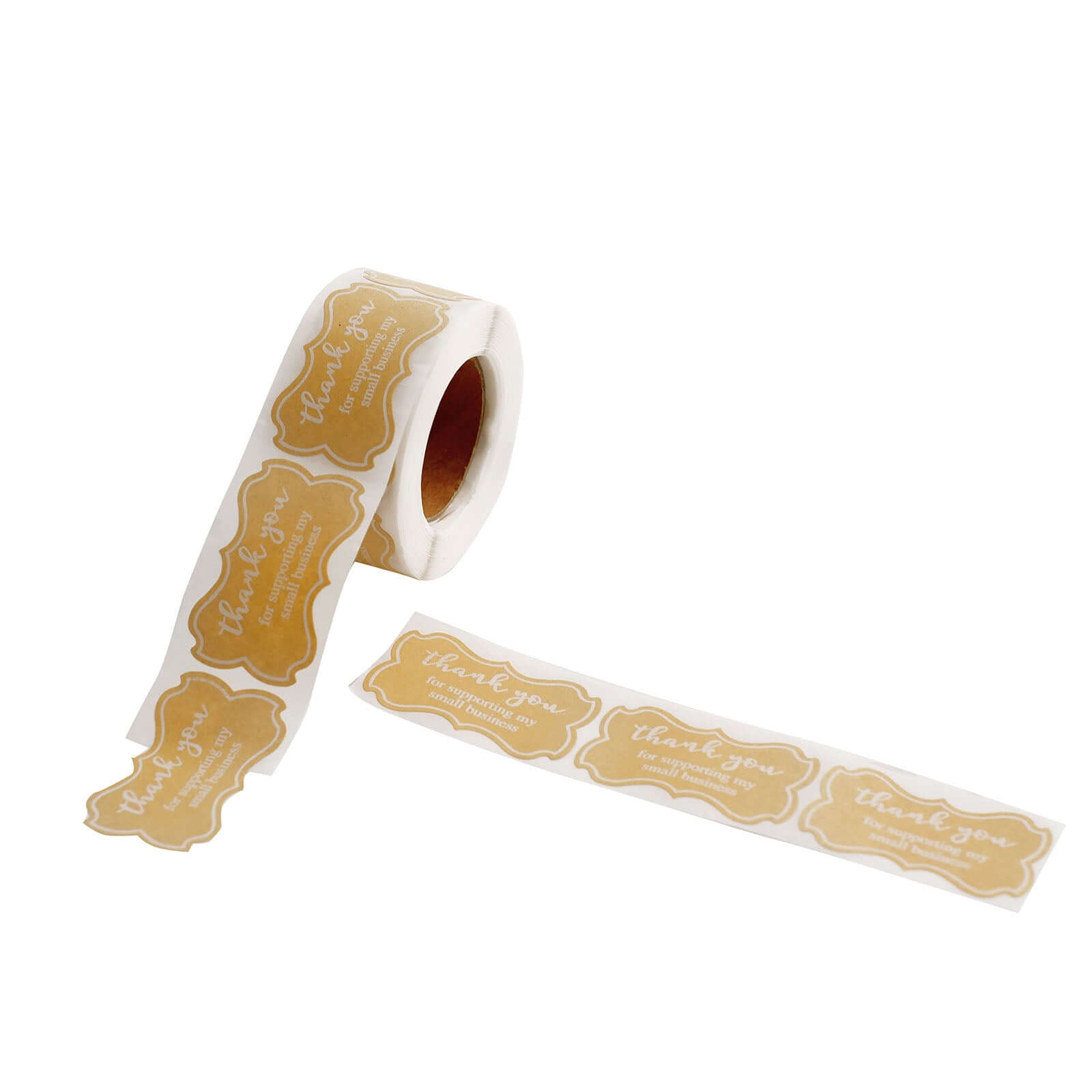 500Pcs 1.5" Thank You for Supporting My Small Business Stickers Roll, Labels for DIY Envelope Seals