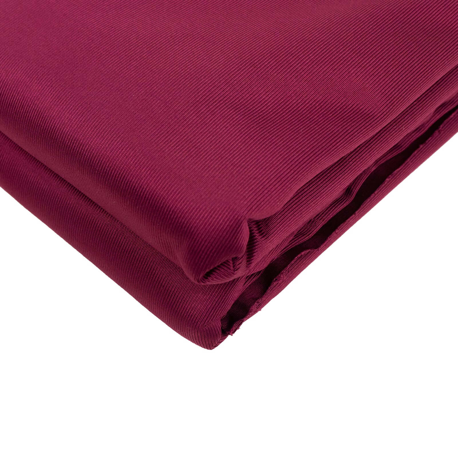 Burgundy Scuba Polyester Fabric Roll, Wrinkle Free DIY Craft Fabric Bolt- 60"x10 Yards