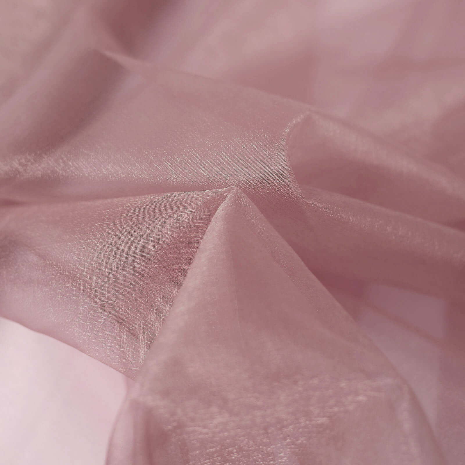 54"x10yd Dusty Rose Solid Sheer Chiffon Fabric Bolt, DIY Voile Drapery Fabric