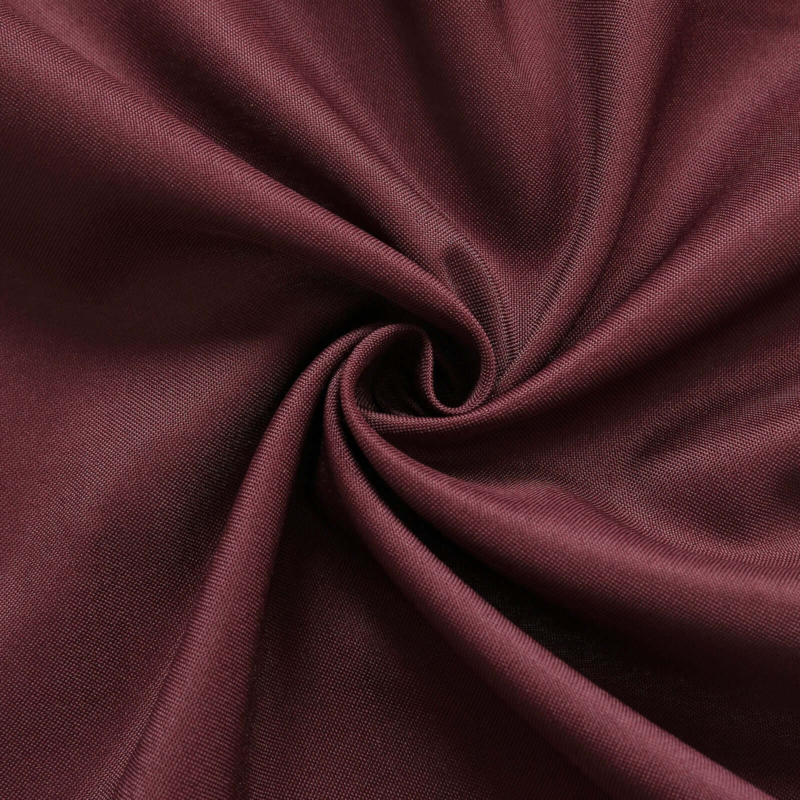 2 Pack Burgundy Polyester Event Curtain Drapes, 10ftx8ft Backdrop Event Panels With Rod Pockets 130 GSM