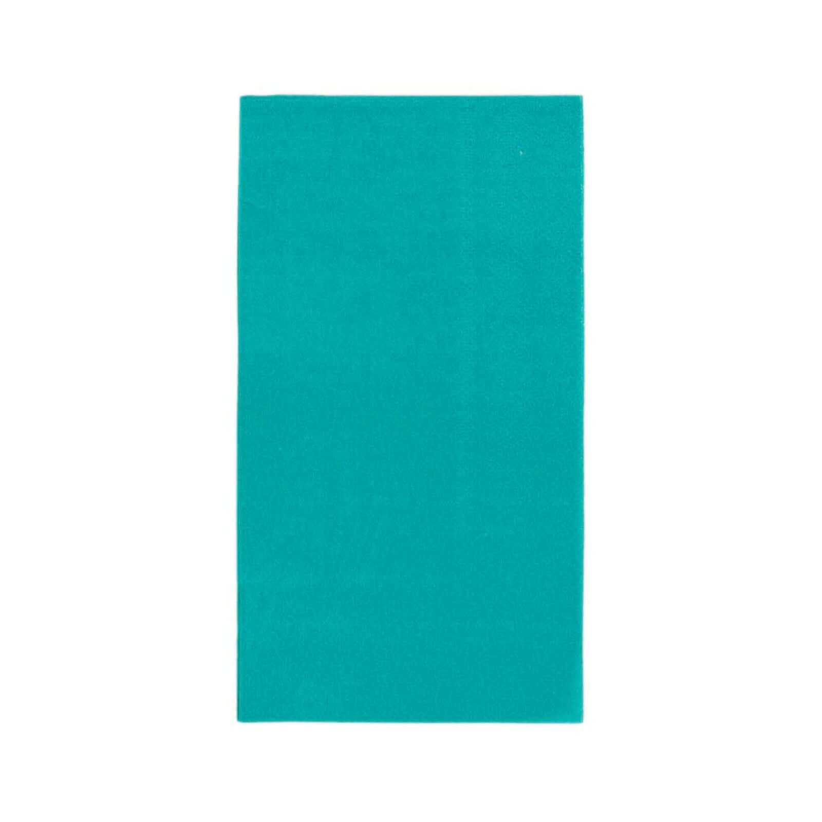50-Pack Paper Napkins Turquoise - Soft Disposable 2-Ply Dinner Napkins for Weddings