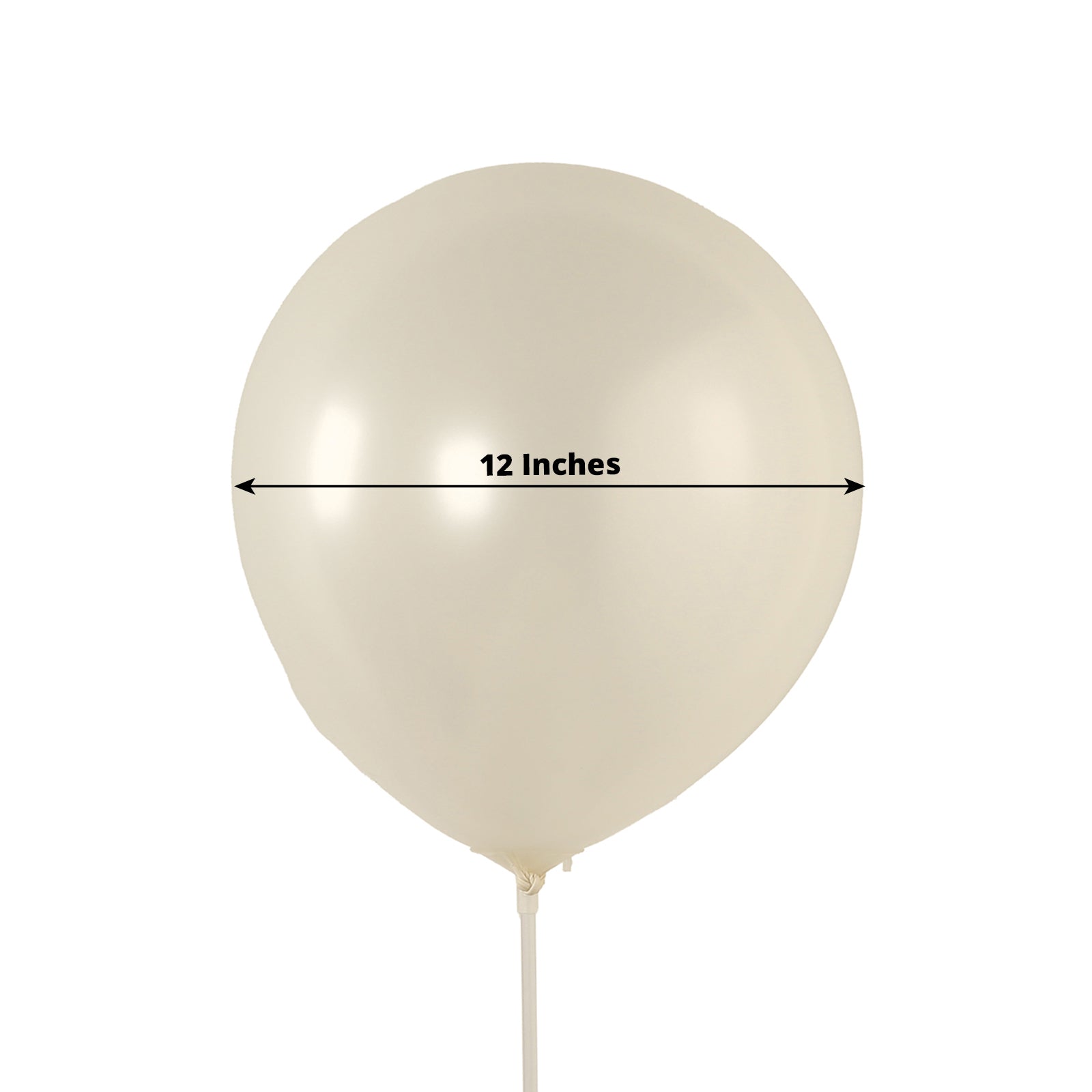 50 Pack White Biodegradable Balloons, 12" Thickened Extra Strong Eco-friendly Latex Helium Party Balloons