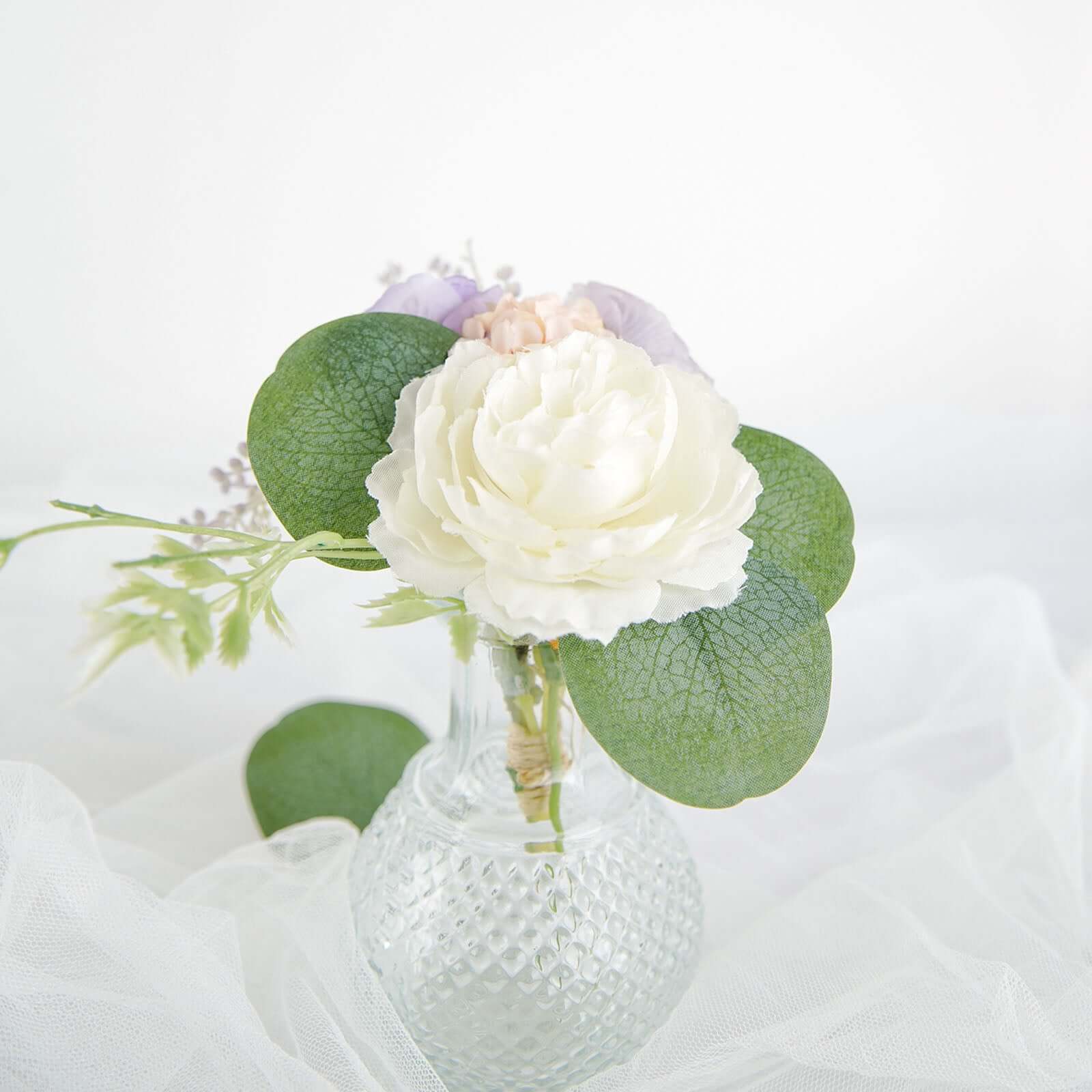 200 Pcs Artificial Eucalyptus Leaves Decor Frosted Green - Lifelike Faux Greenery Petals for Rustic-Themed Parties Arrangements & Decor Projects