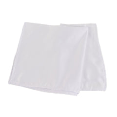 5 Pack Lamour Satin 20"x20" Napkins White - Exquisite Dinner Napkins with Soft Matte Finish for Weddings & Events