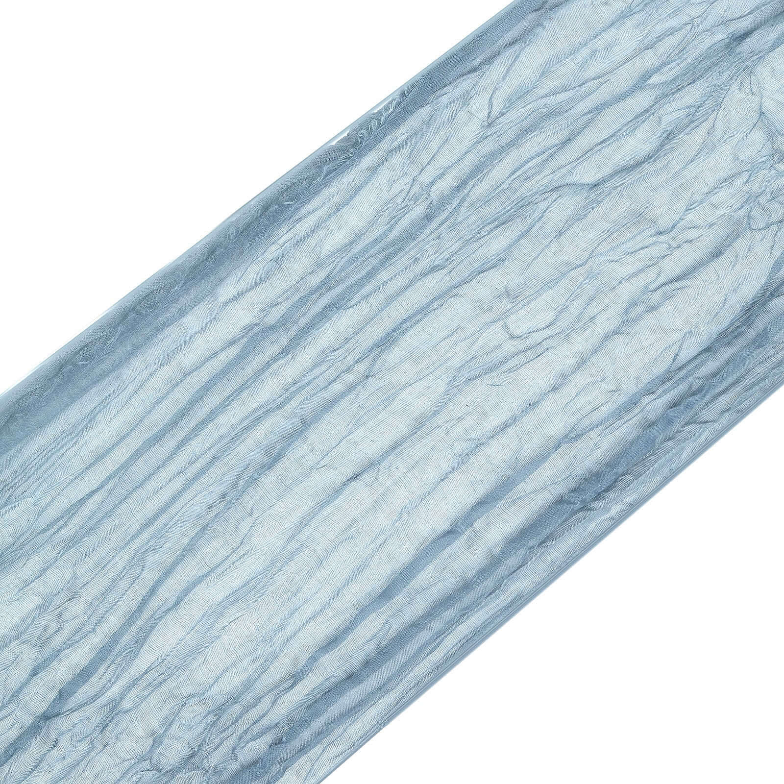 5 Pack Cheesecloth Gauze 16"x88" Chair Sashes Dusty Blue - Boho Chair Decorations