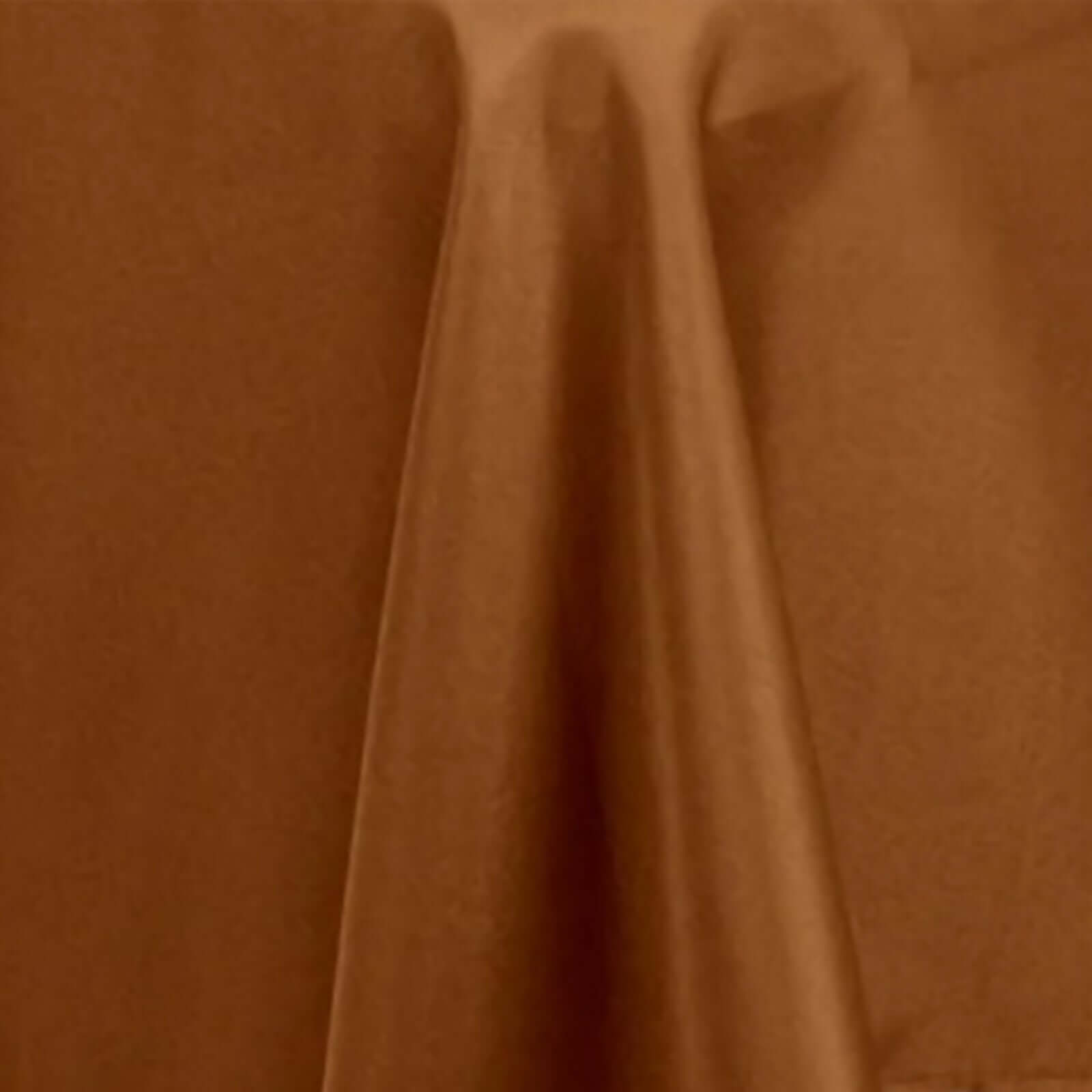 Polyester 60"x102" Rectangle Tablecloth Cinnamon Brown - Durable and Stylish Table Cover