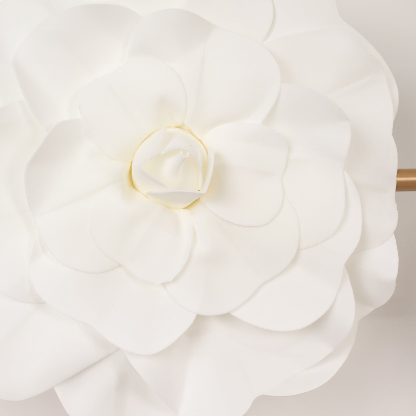 2 Pack 20" Large White Real Touch Artificial Foam DIY Craft Roses