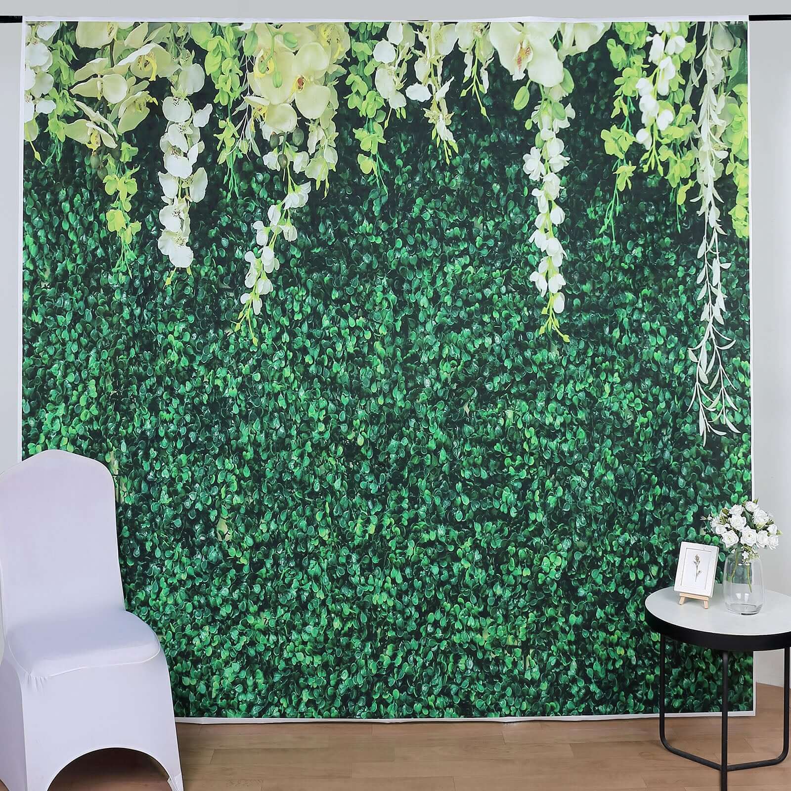 8ftx8ft Greenery Grass and Vines Print Vinyl Photo Shoot Backdrop