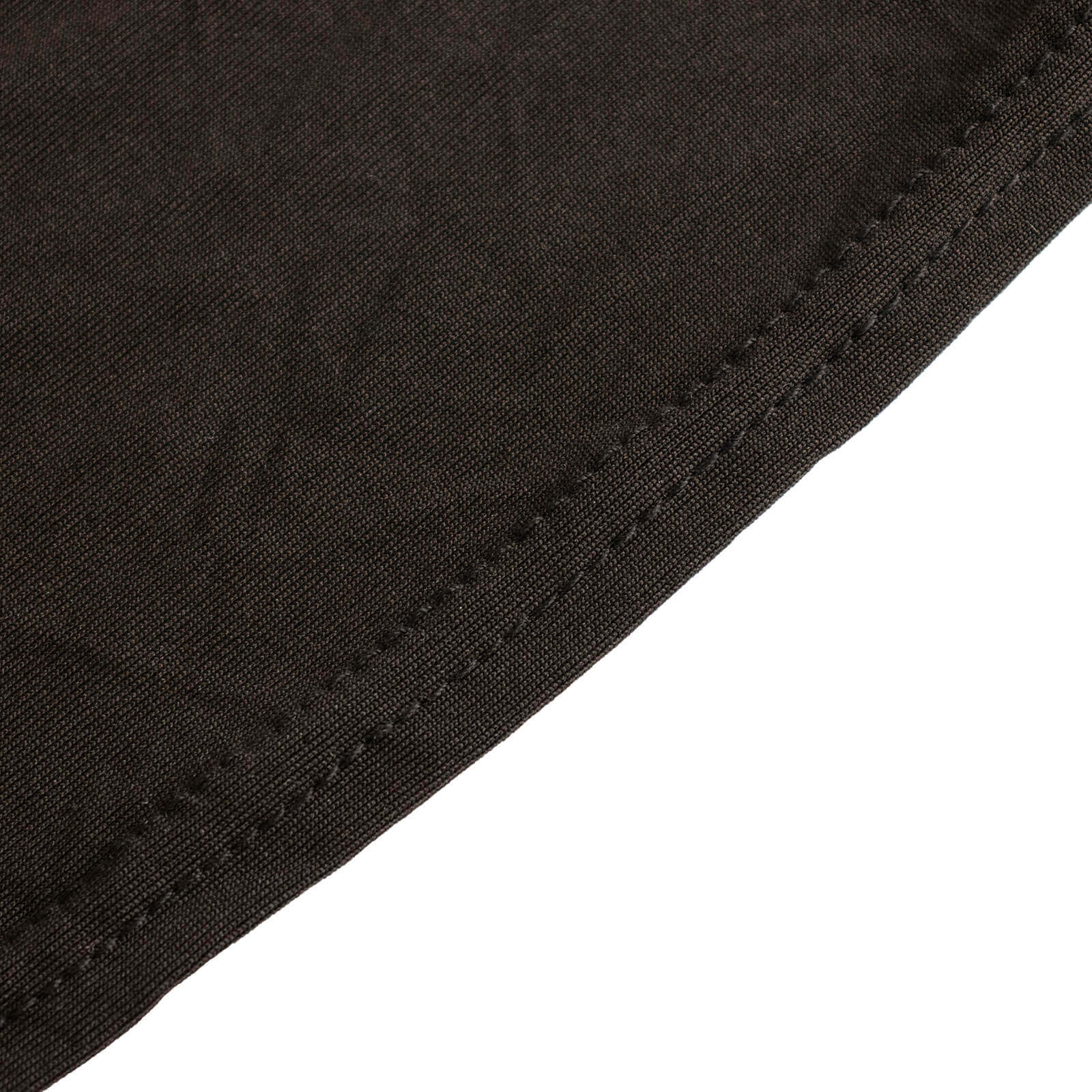 Spandex Chair Cover with Silver Rhinestone Buckled Sash Band Black - Stylish Stretch Fitted Slipcover for Banquets & Events