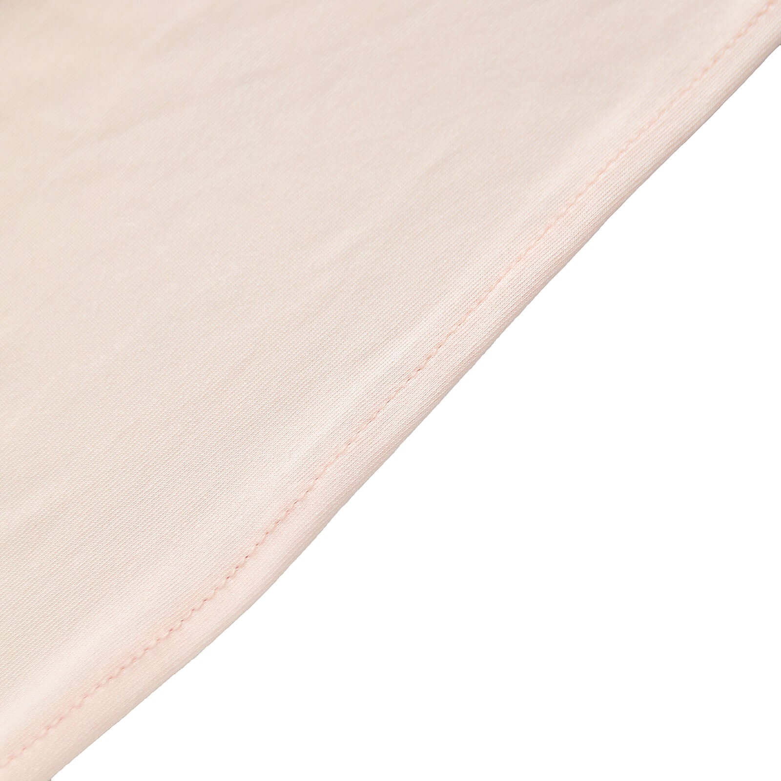 5 Pack Stretch Spandex Chair Sashes Blush - Reusable Chair Bands with Silver Diamond Ring Slide Buckle 5"x14"