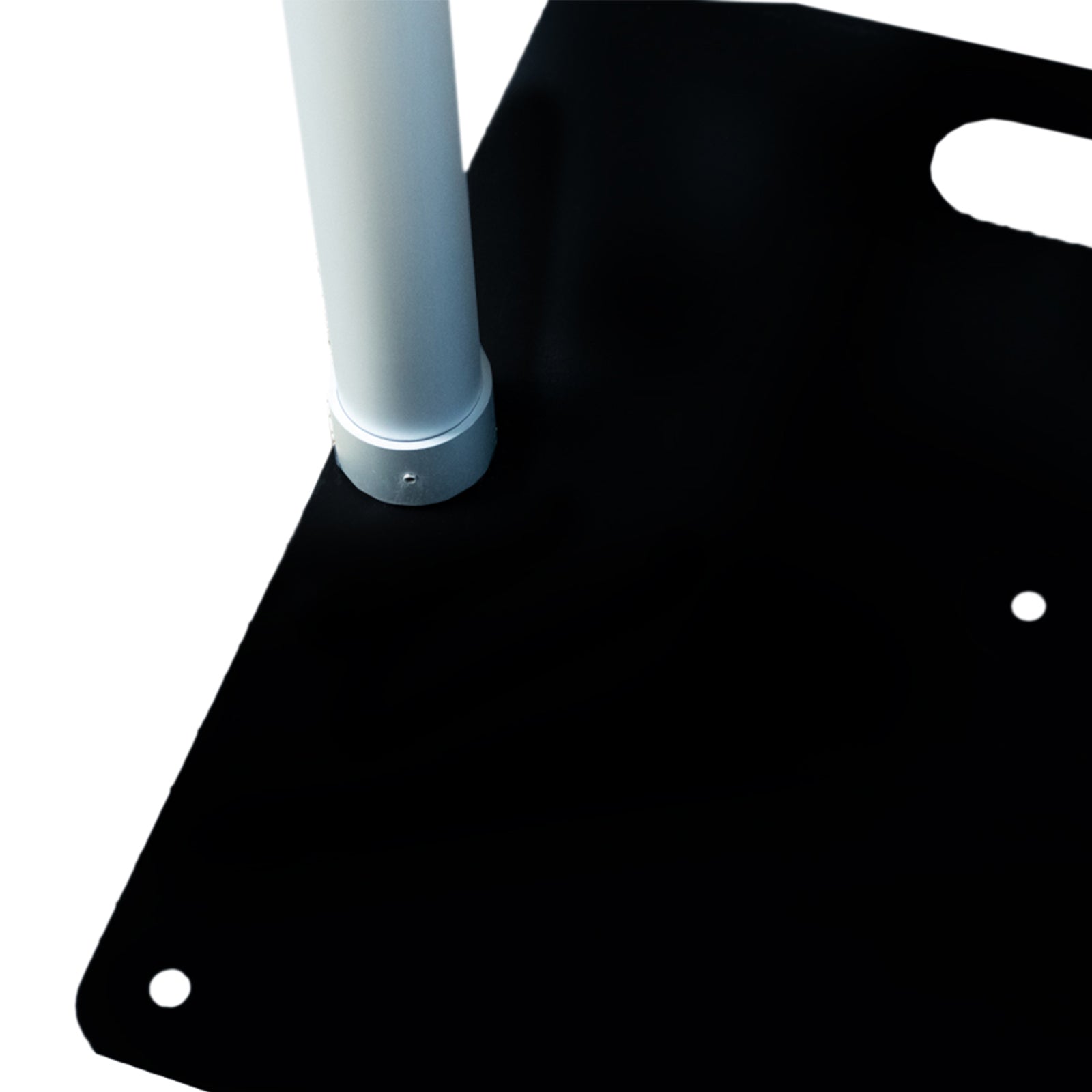 3ftx10ft Curved Aluminum Chandelier Hanger and Coupler with Heavy Steel Base Plate