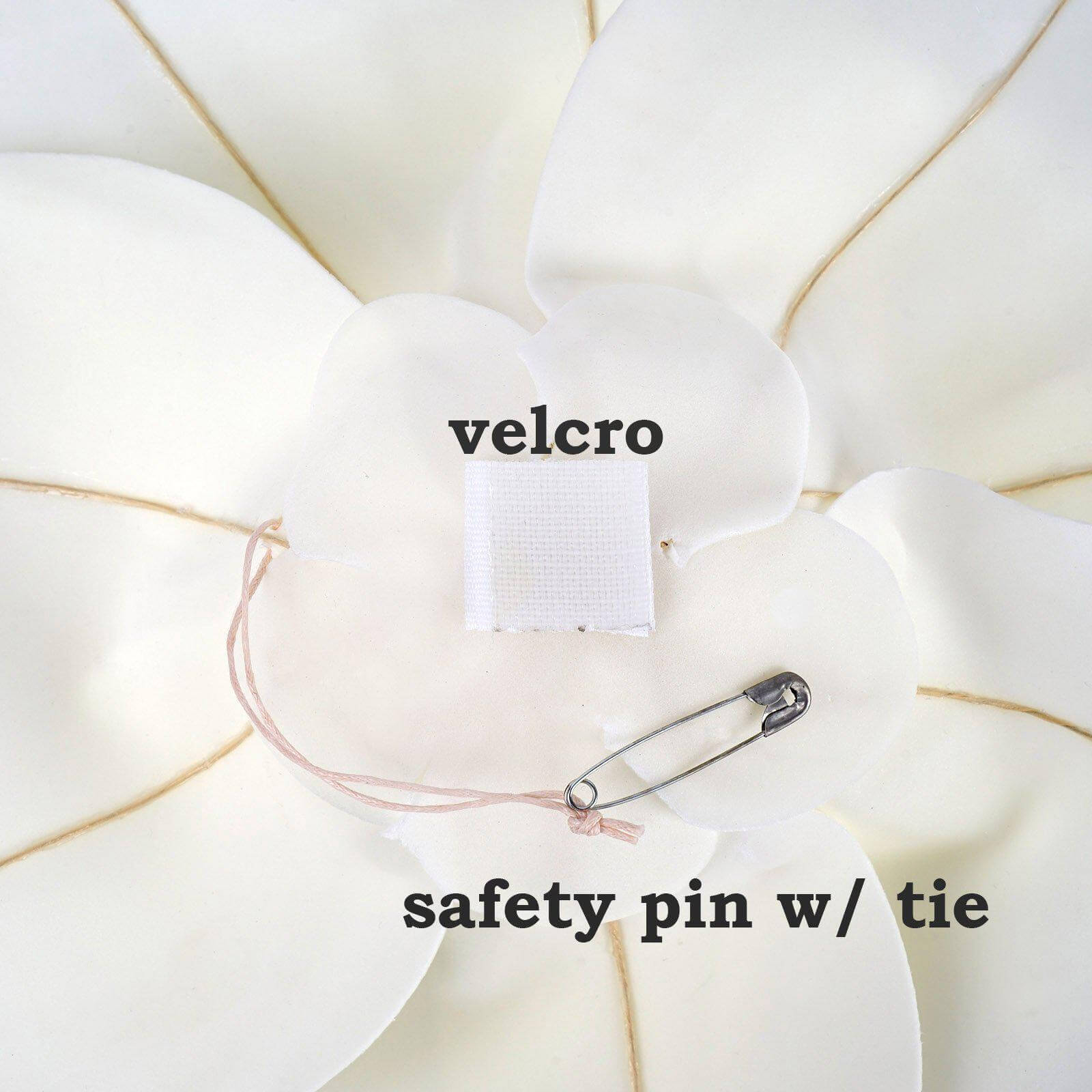 6 Pack 8" White Real Touch Artificial Foam DIY Craft Roses