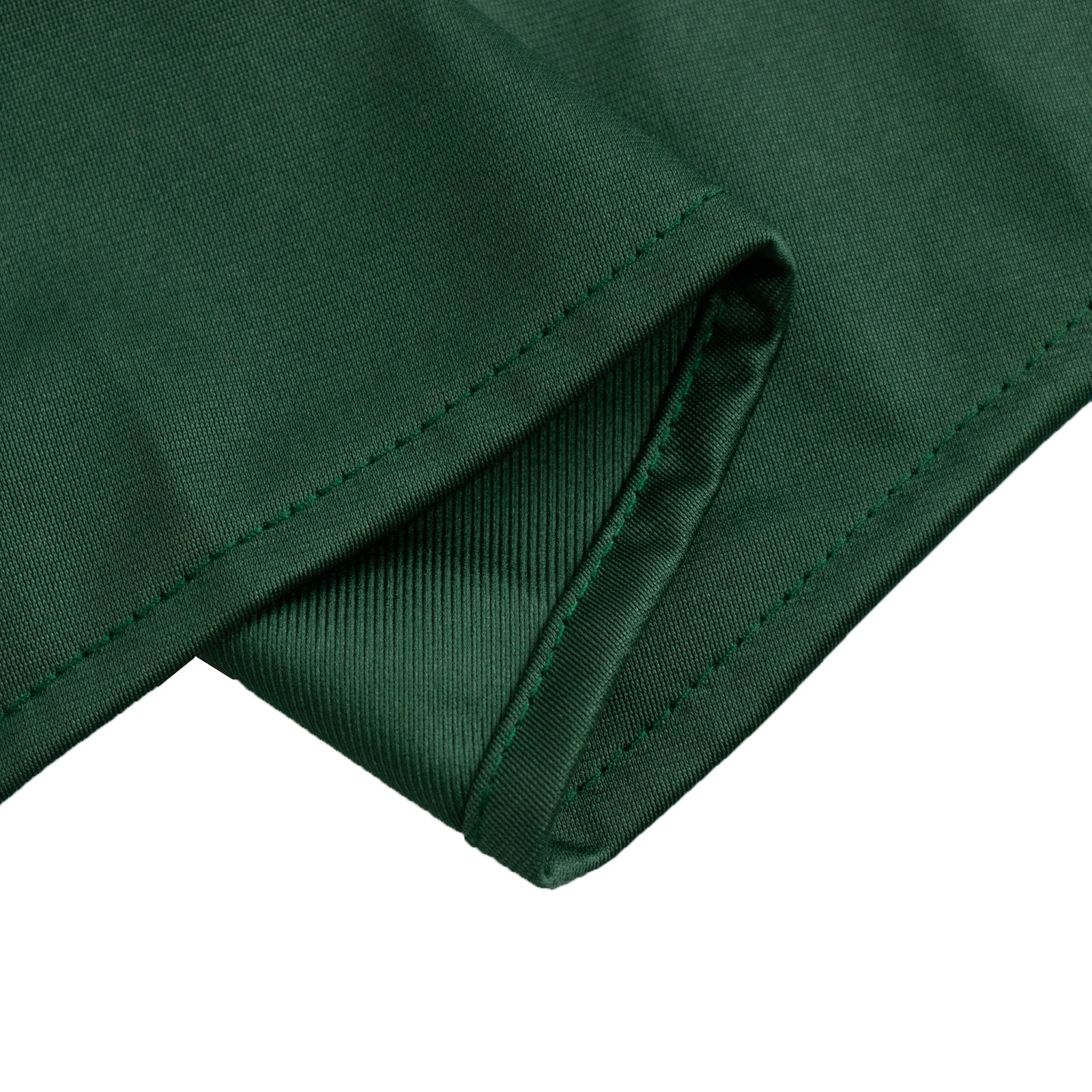Scuba Round 90" Tablecloth Hunter Emerald Green - Wrinkle Free & Stain Resistant Table Cover