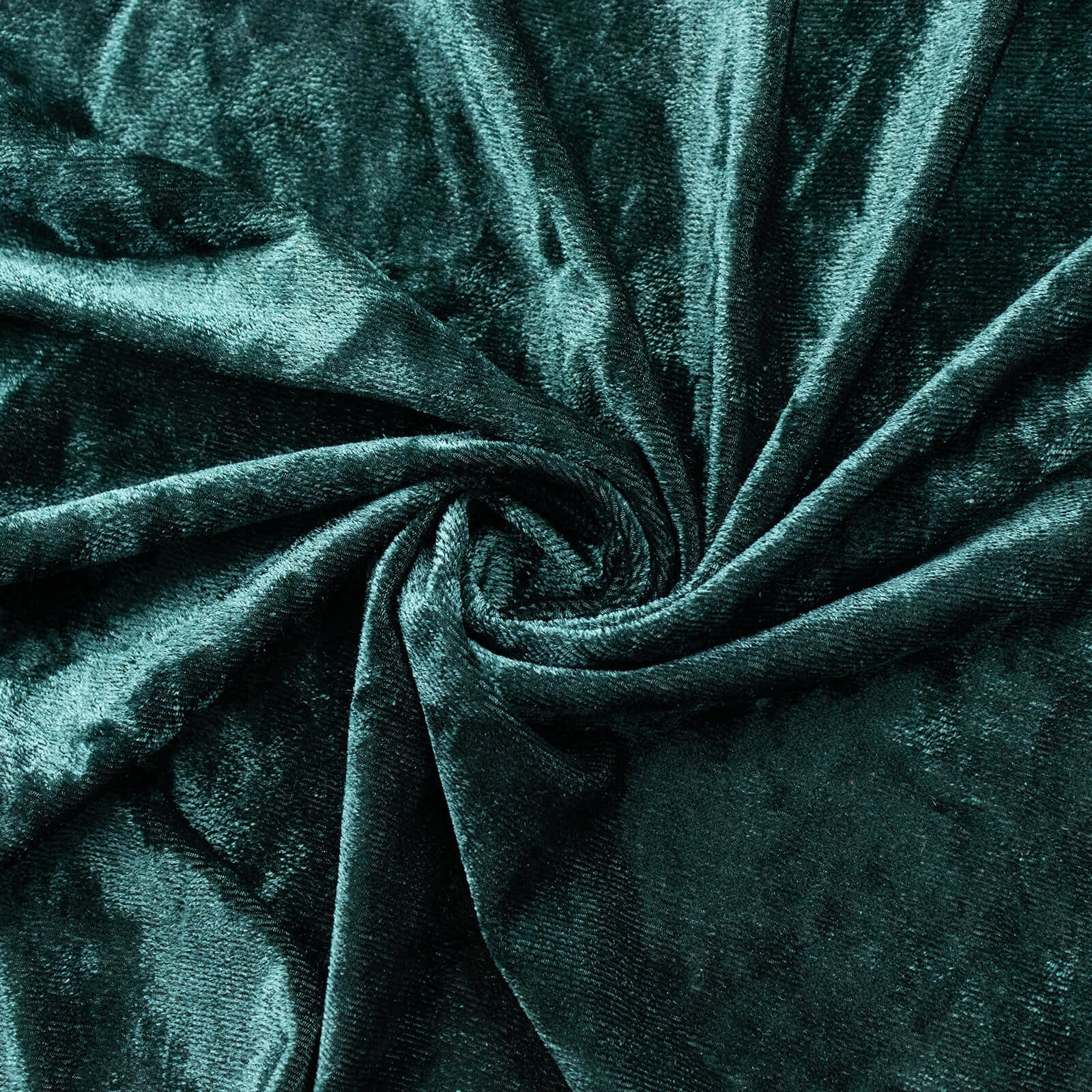 Hunter Emerald Green Crushed Velvet Backdrop Curtain – 5ft x 12ft Event Drape with Rod Pocket, Privacy Panel for Photo Booths & Events