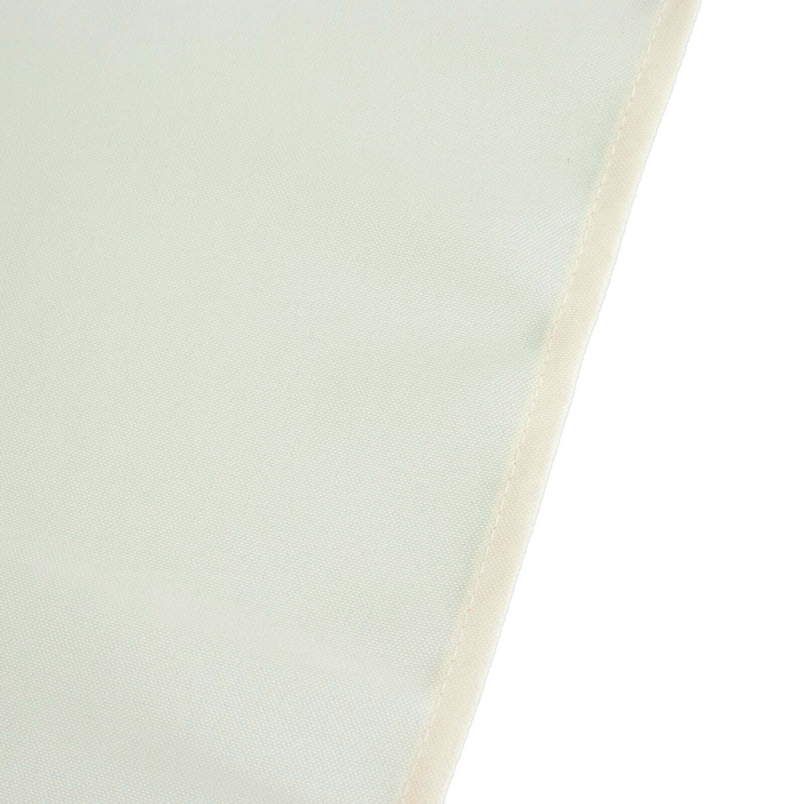 Premium Polyester 70" Round Tablecloth Ivory - Stain and Wrinkle-Resistant 220GSM Table Cover
