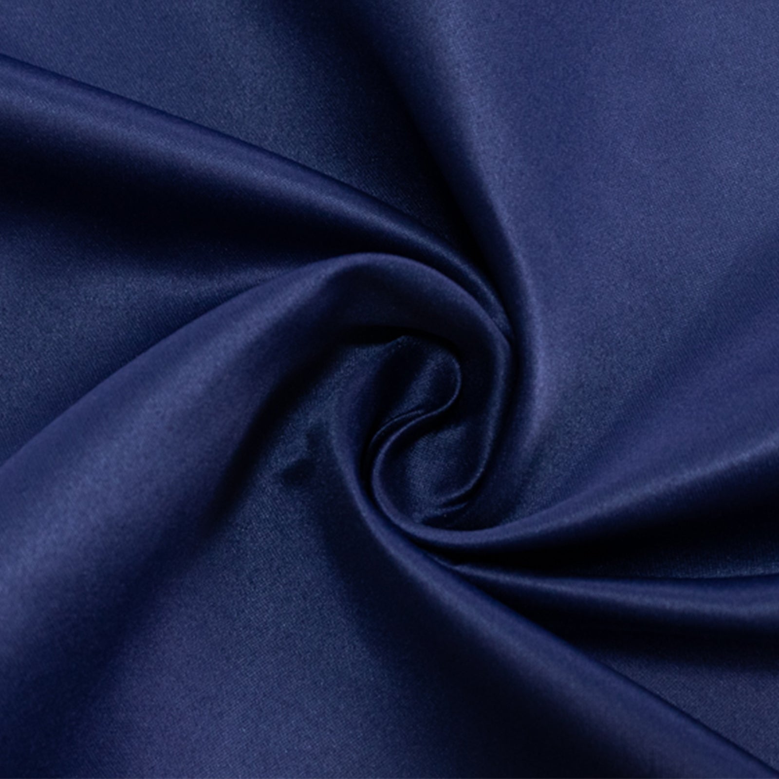 Lamour Satin 60"x102" Rectangle Tablecloth Navy Blue - Durable & Silky Soft Feel Table Cover