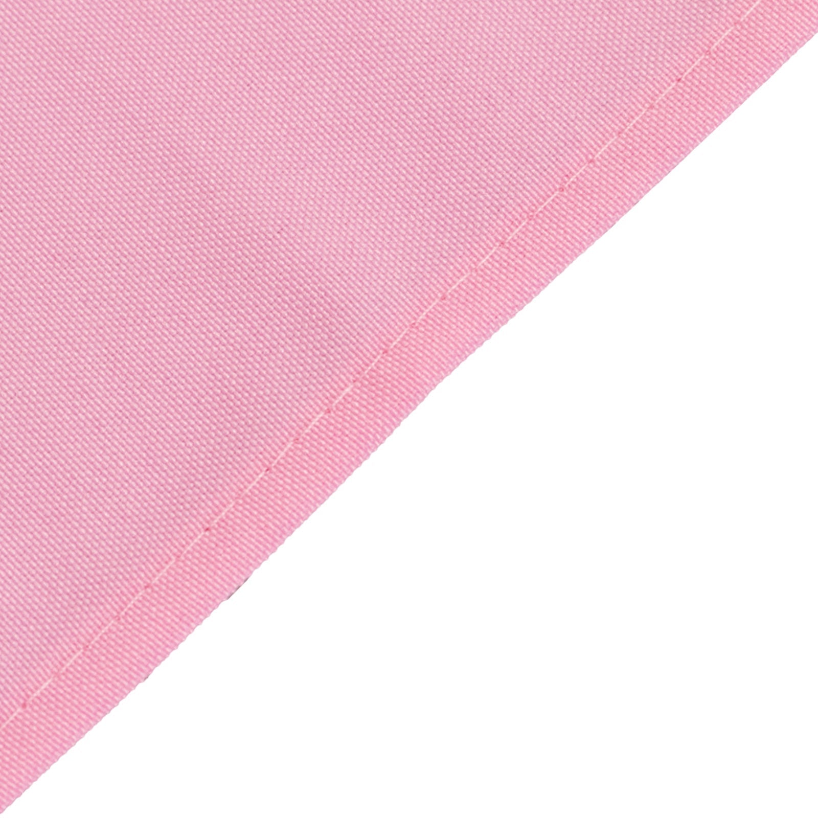 Premium Polyester 90"x132" Rectangle Tablecloth Pink - Seamless 220GSM Stain-Resistant Table Cover
