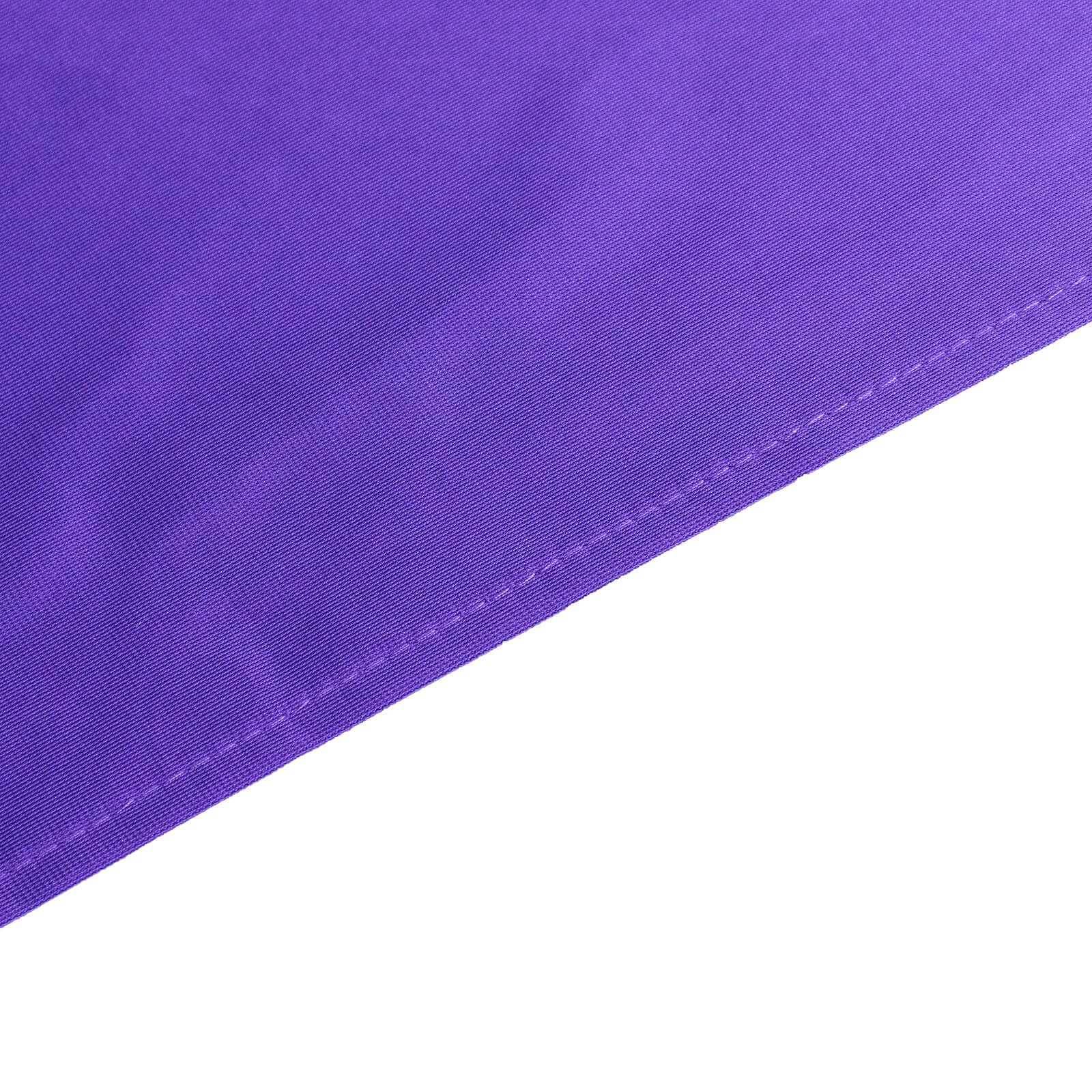 Scuba Rectangular 90"x132" Tablecloth Purple - Wrinkle Free, Stain Resistant & Seamless Table Cover