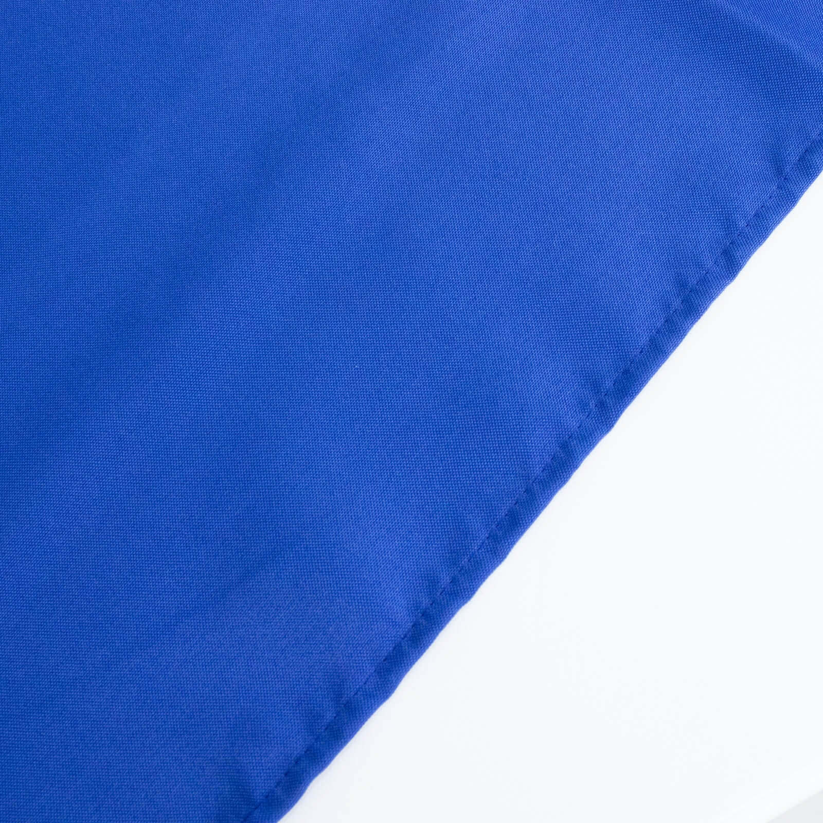 Premium Polyester 90"x132" Rectangle Tablecloth Royal Blue - Seamless 220GSM Stain-Resistant Table Cover