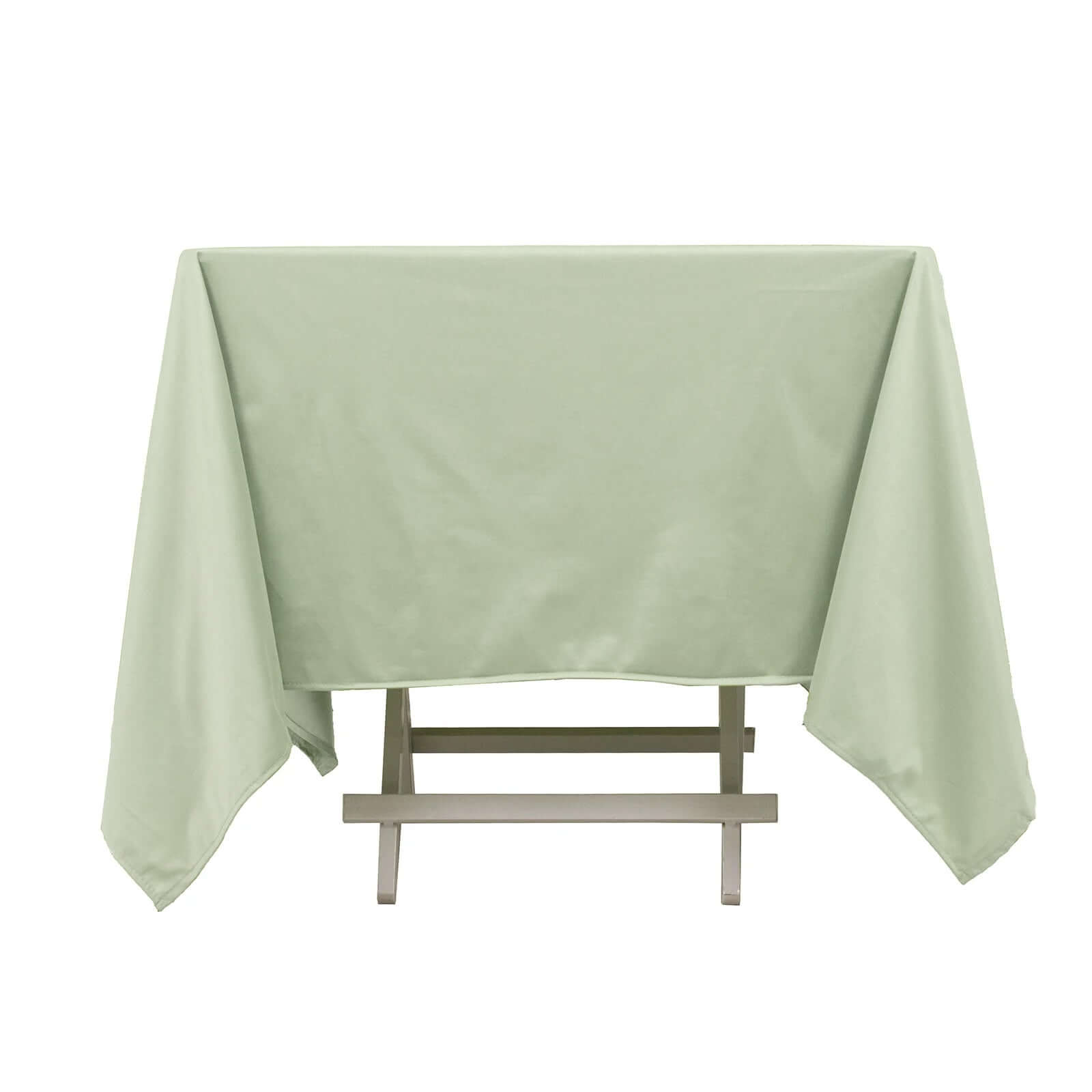 Scuba Square 70"x70" Tablecloth Sage Green - Wrinkle Free & Stain Resistant Table Cover