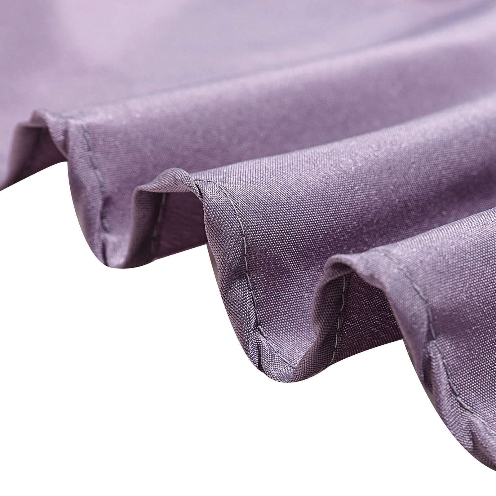 Polyester 120" Round Tablecloth Violet Amethyst - Seamless Wrinkle-Resistant Table Cover