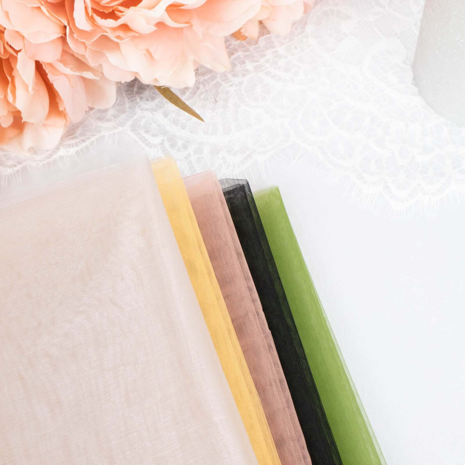 10 Pack Organza 23"x23" Napkins Gold - Exquisite Sheer Cloth Napkins for Formal & Casual Events