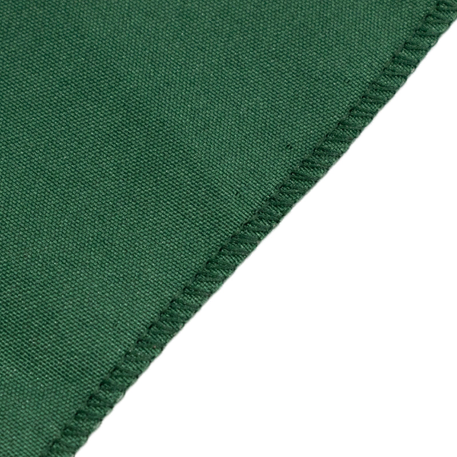 Fitted Polyester 72"x30" Rectangle Tablecloth Hunter Emerald Green - Durable Table Cover