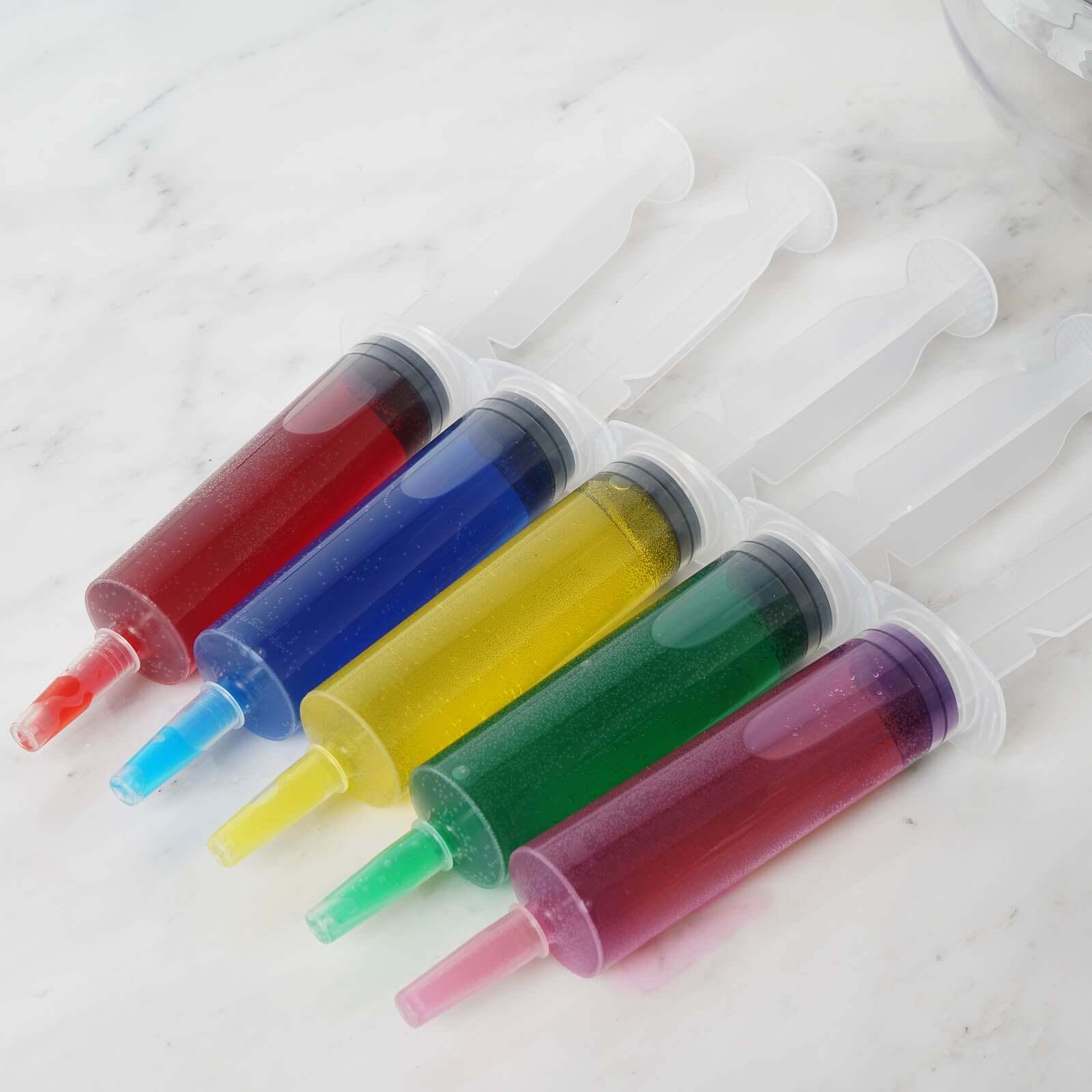 24 Pack 1.5oz Clear Disposable Plastic Cocktail Jello Shot Syringes