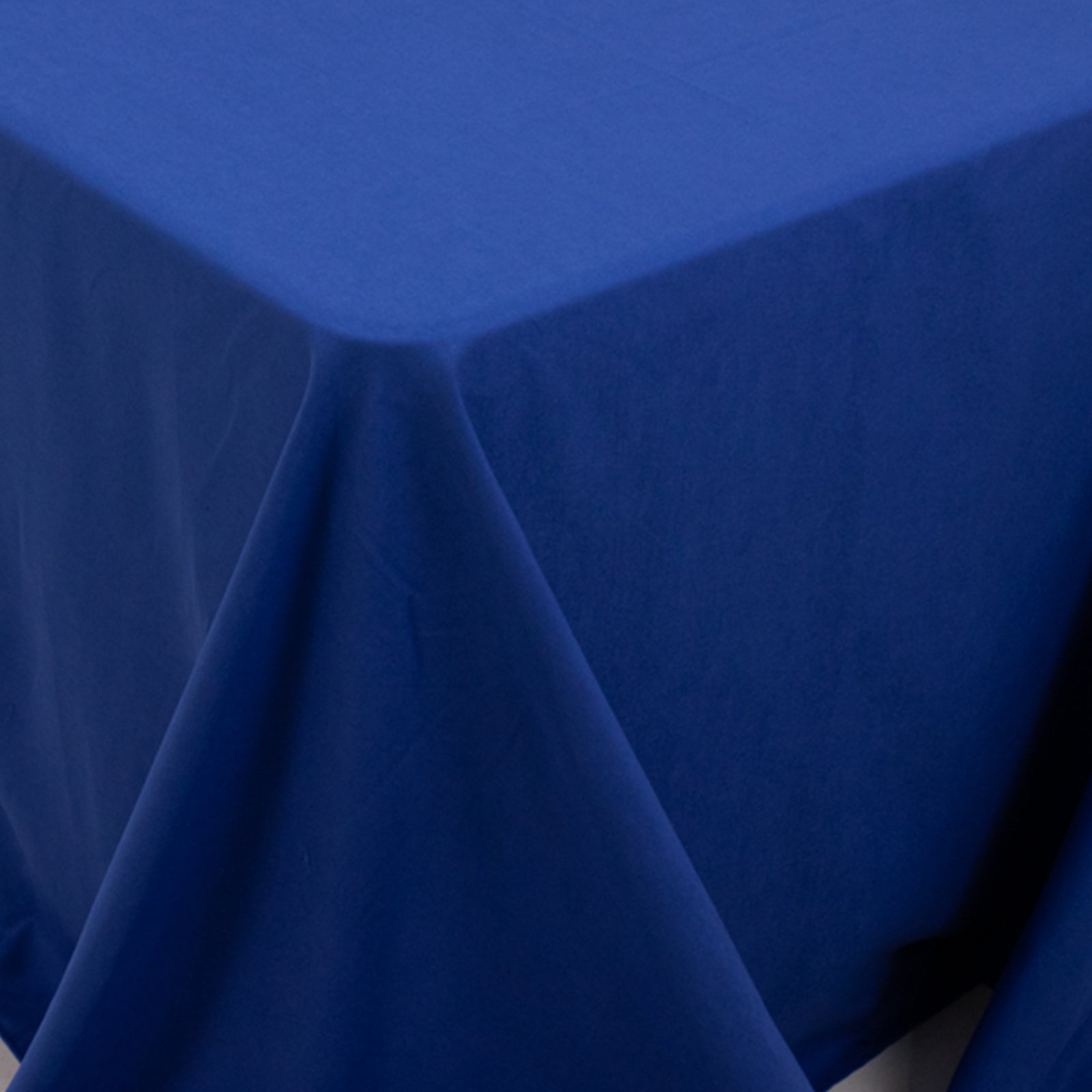 Cotton Blend 90"x156" Rectangle Tablecloth Royal Blue - Seamless Wrinkle-Resistant Table Cover