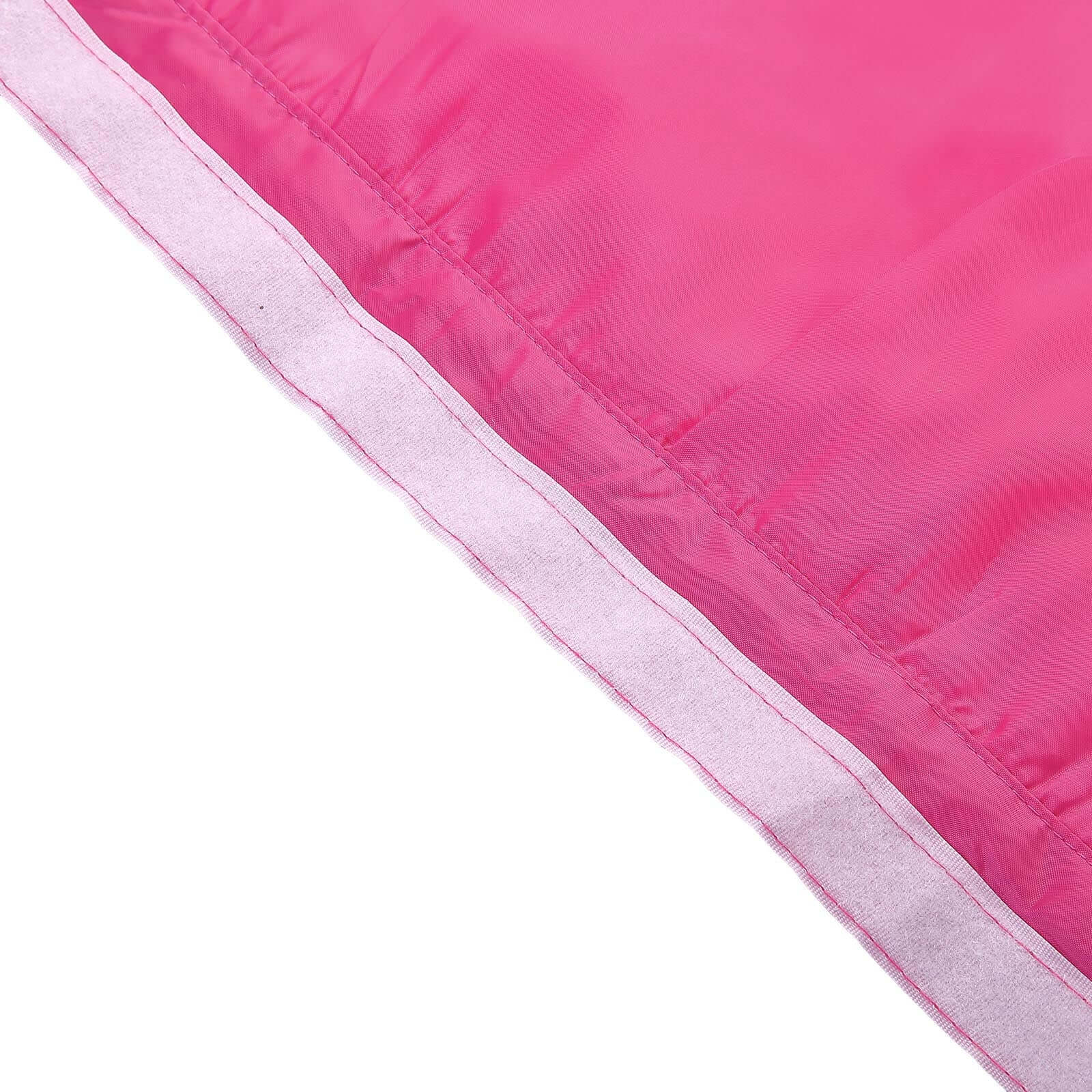 Tulle 14ft Table Skirt Fuchsia - 4 Layer Pleated Tutu Table Cover