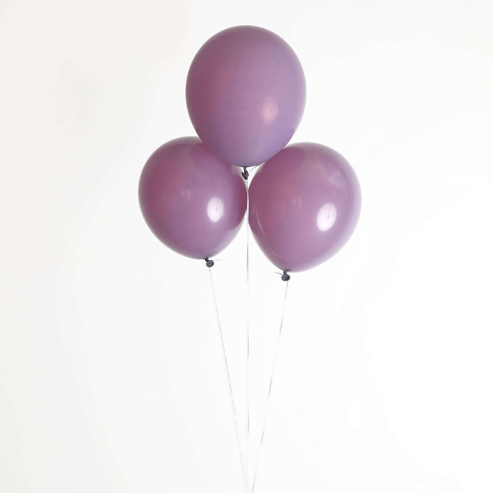 25 Pack 12" Matte Pastel Violet Amethyst Helium Air Latex Party Balloons