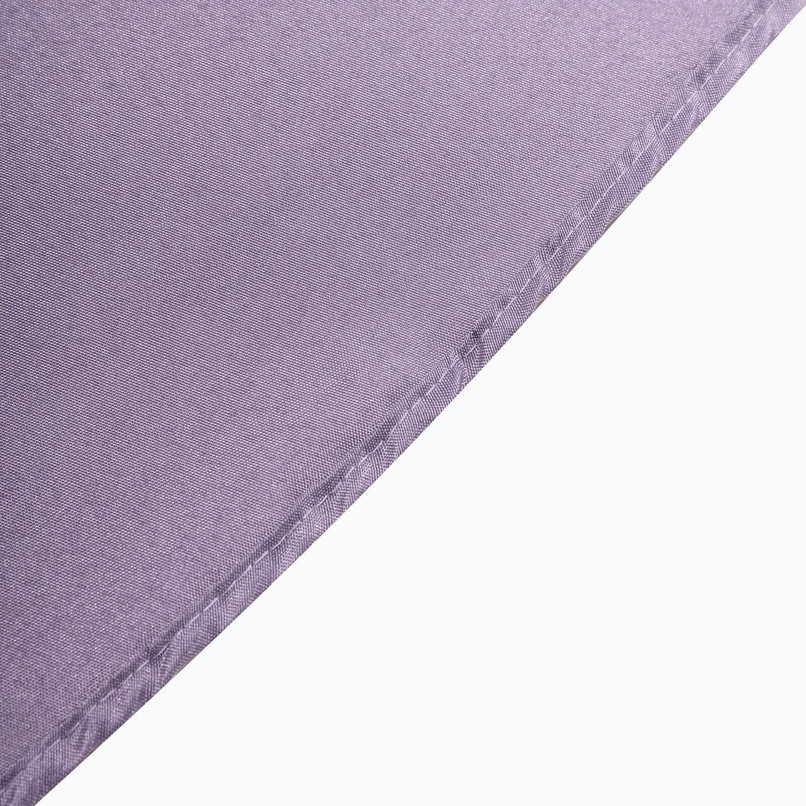 Polyester 90"x132" Rectangle Tablecloth Violet Amethyst - Seamless Wrinkle-Resistant Table Cover