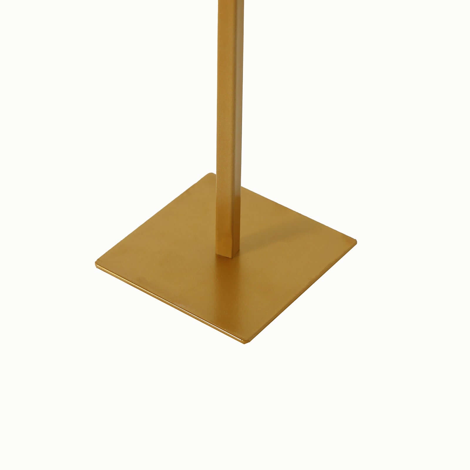 Gold Metal Chiara Arch Table Centerpiece with Rounded Top - Detachable Flower Stand Frame for Weddings 35"